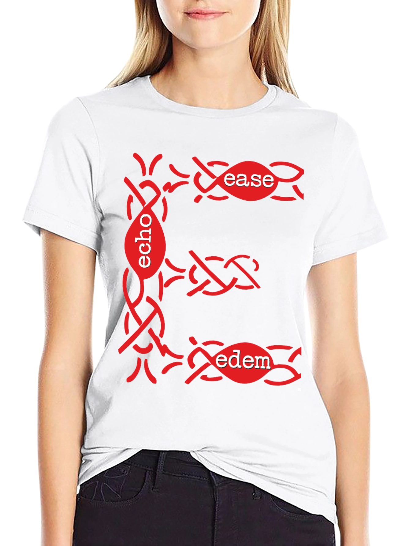 Stylish E-Design T-Shirt: Echo Ease Edem