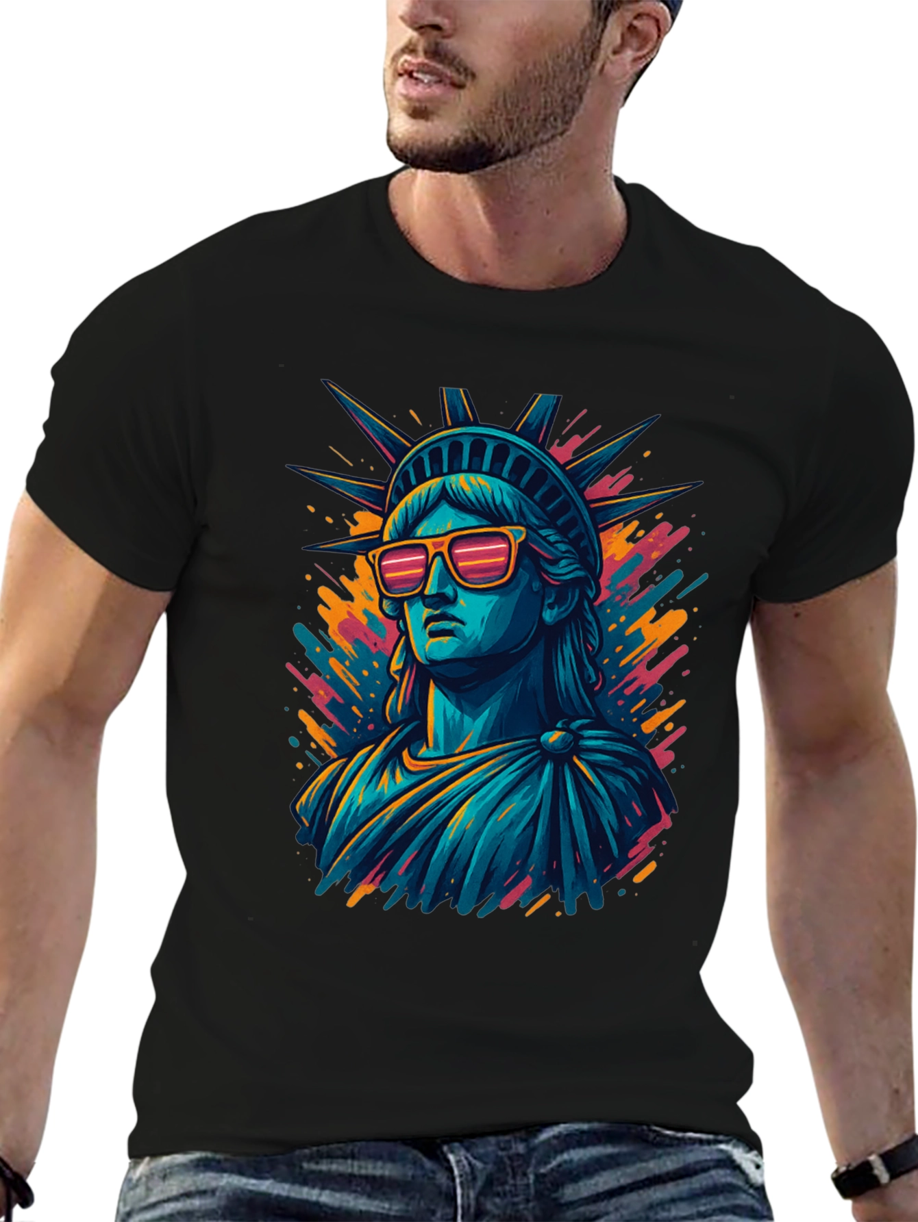 Statue of Liberty Graphic T-Shirt