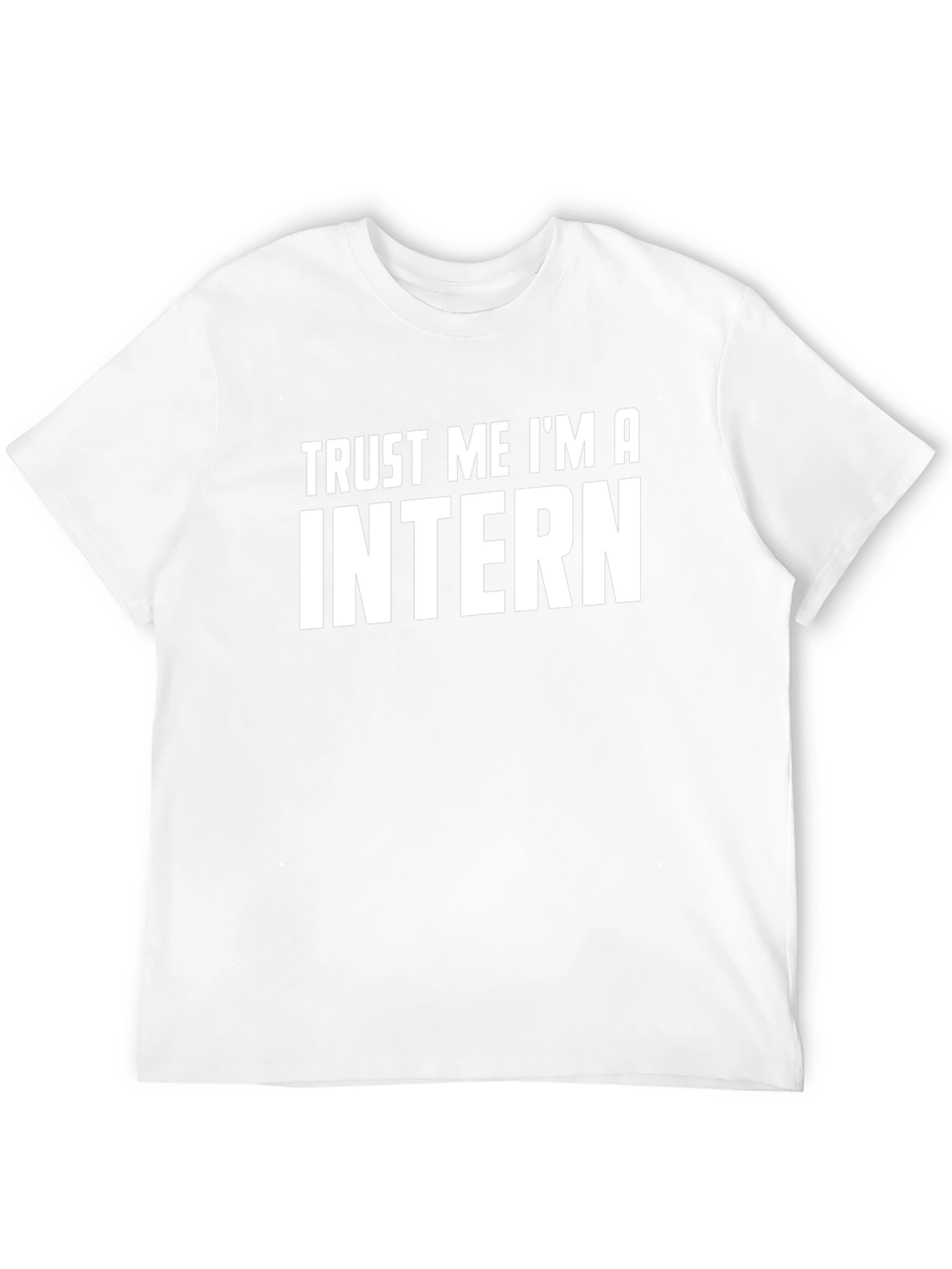 Trust Me Im An Intern Black T-Shirt