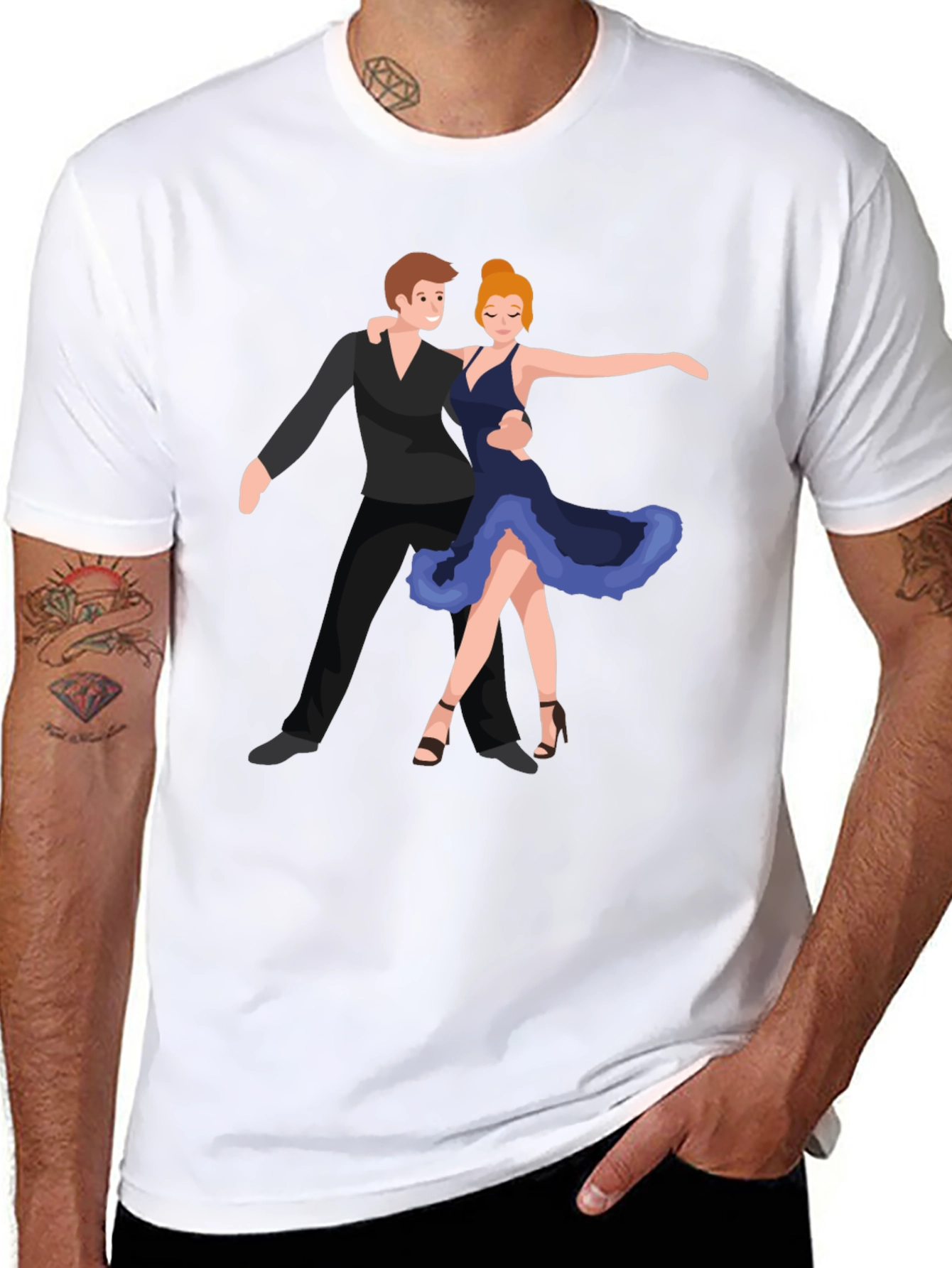 Dancing Couple Graphic T-Shirt
