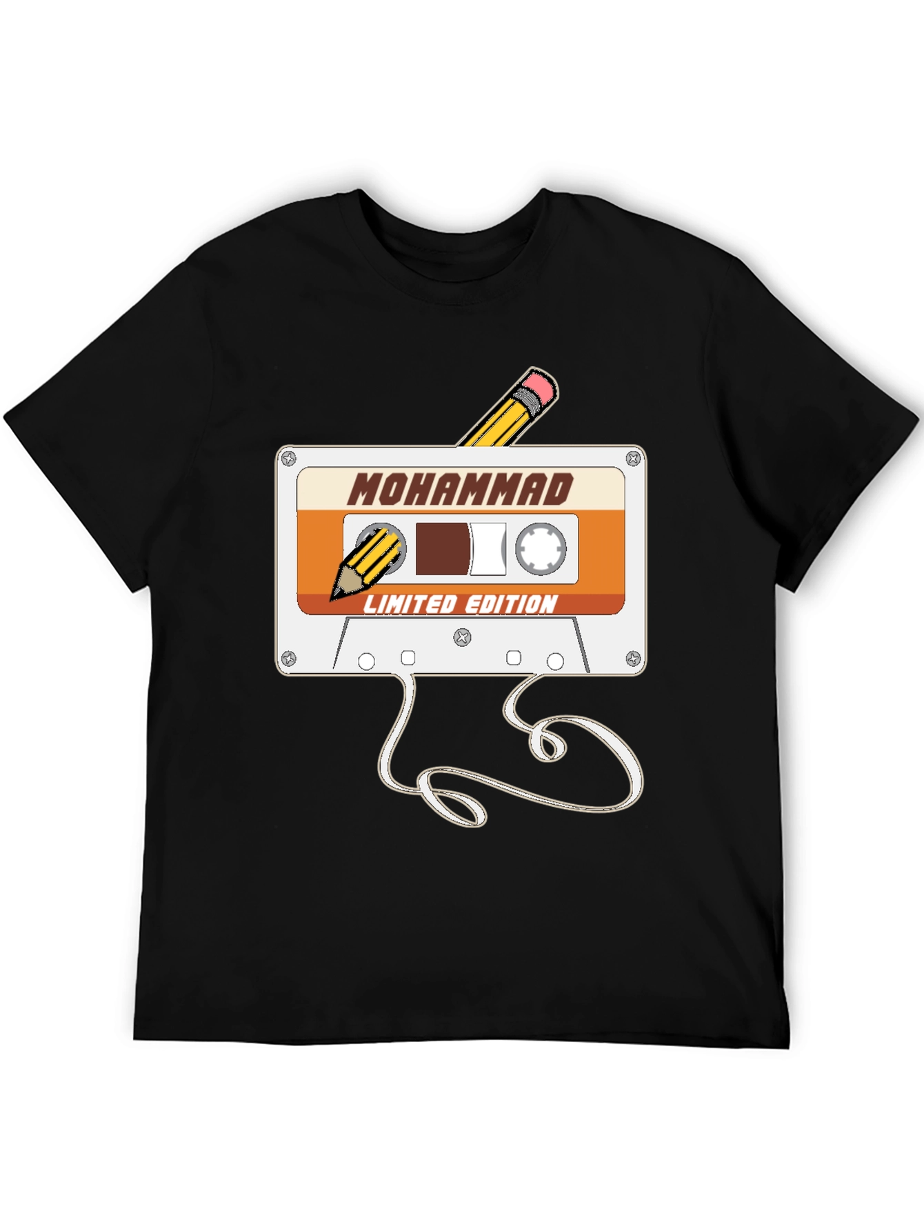 Retro Mohammad Cassette Tape T-Shirt