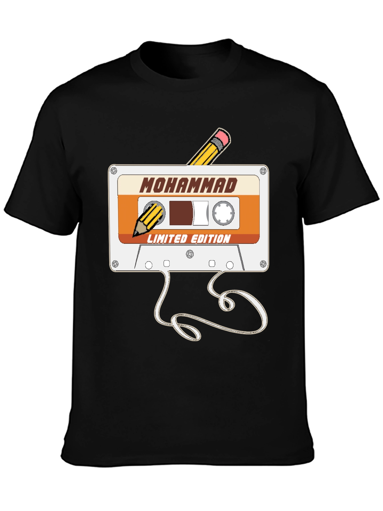 Retro Mohammad Cassette Tape T-Shirt