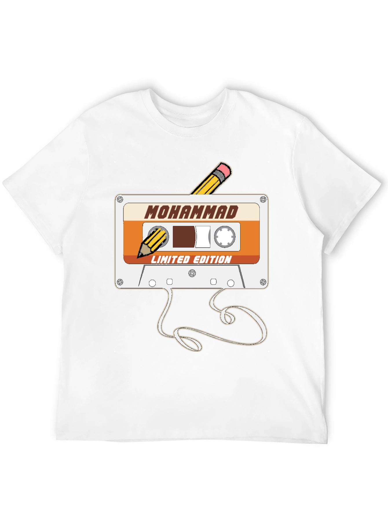Retro Mohammad Cassette Tape T-Shirt
