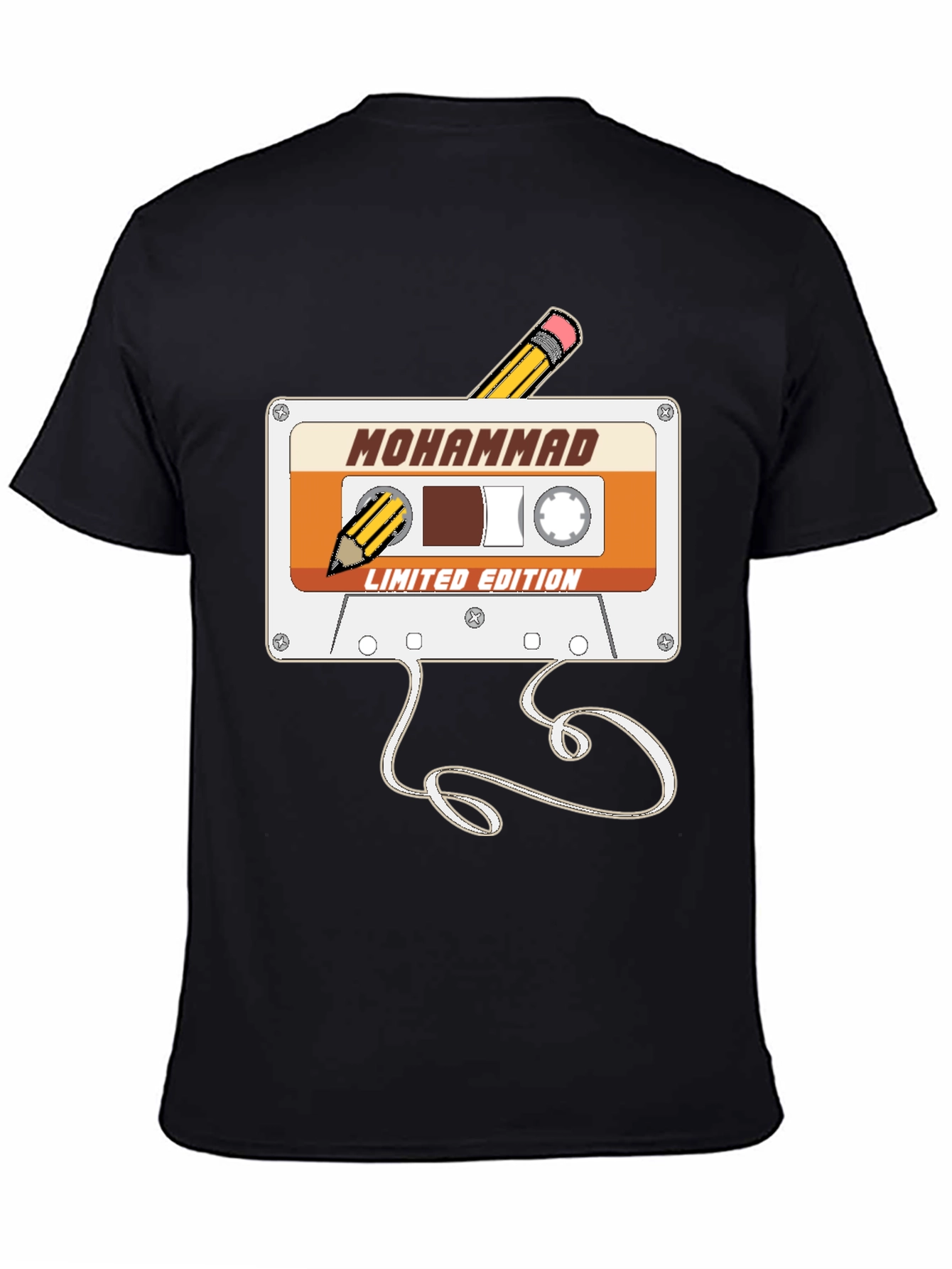 Retro Mohammad Cassette Tape T-Shirt