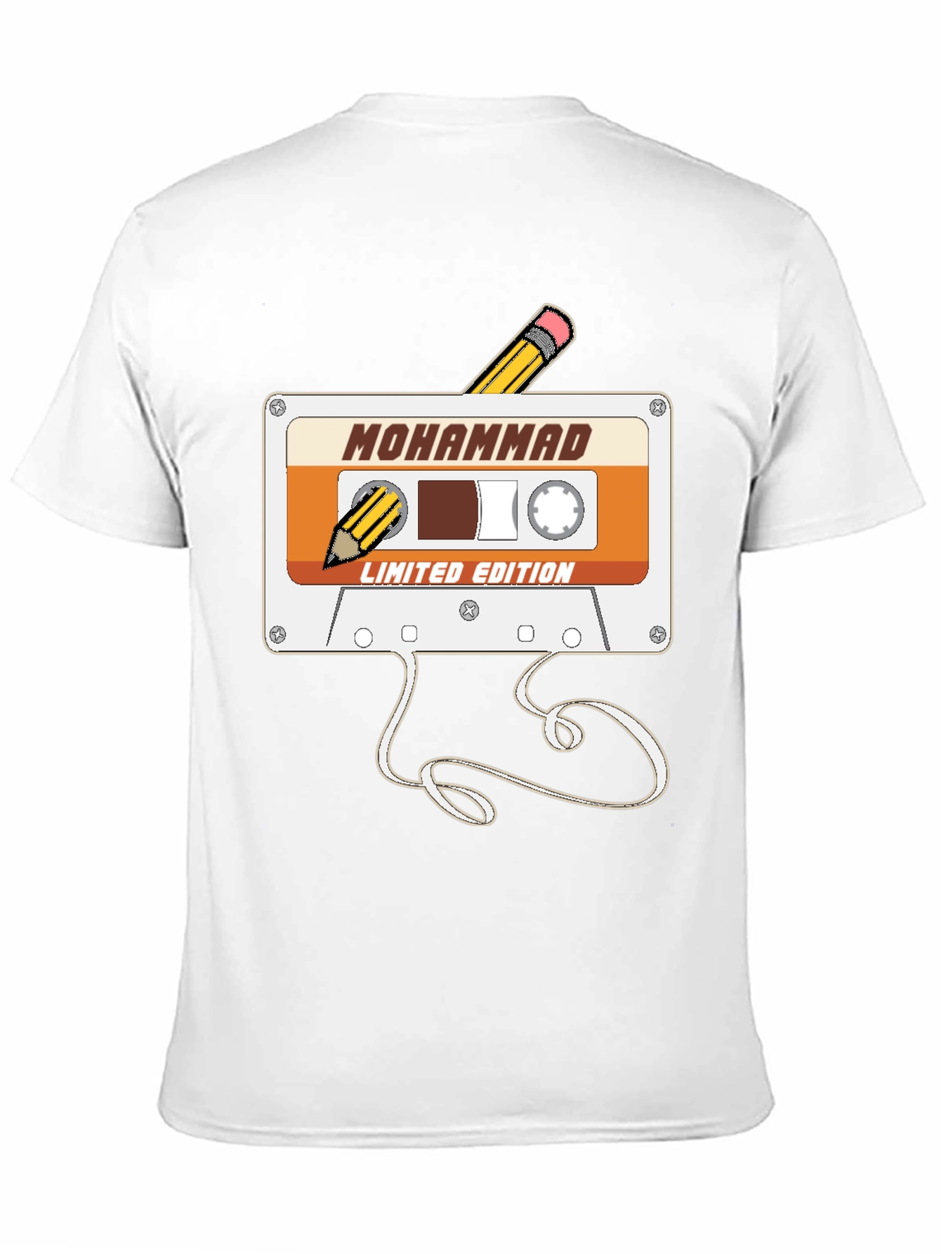 Retro Mohammad Cassette Tape T-Shirt