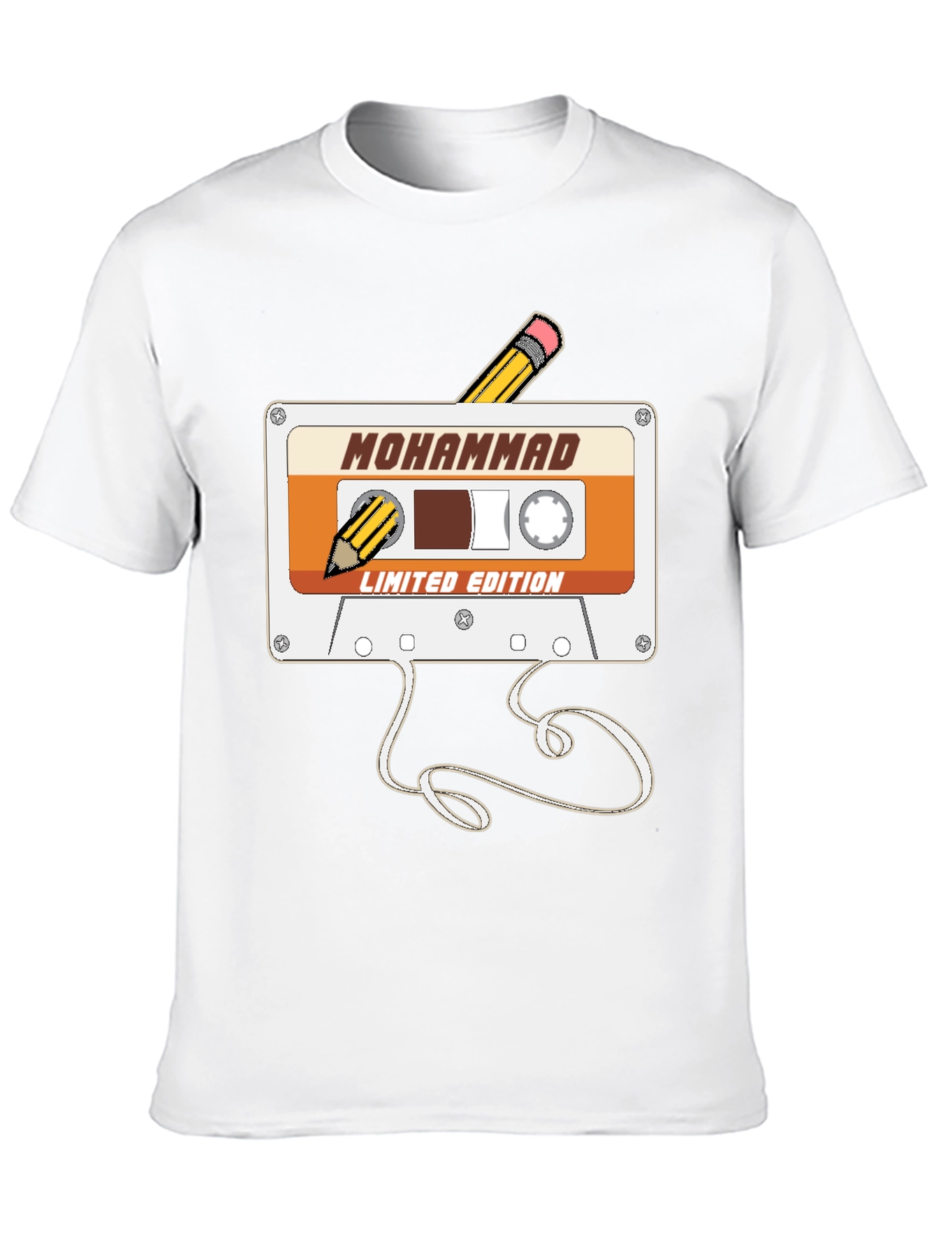 Retro Mohammad Cassette Tape T-Shirt