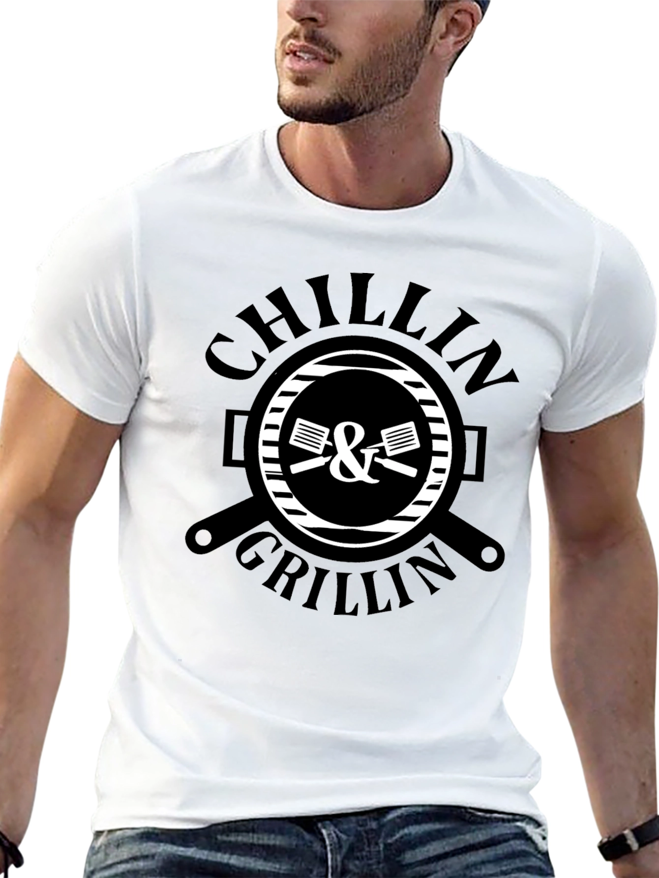 Chillin & Grillin Graphic Tee