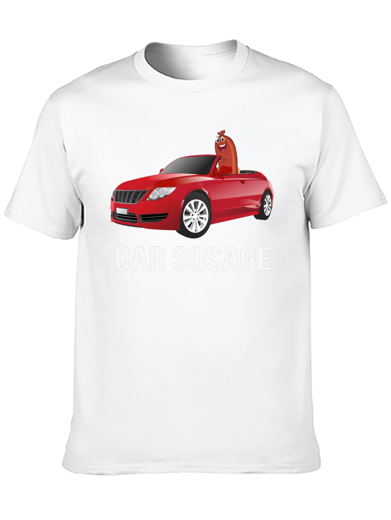 Car Sausage T-Shirt - Funny Graphic Tee