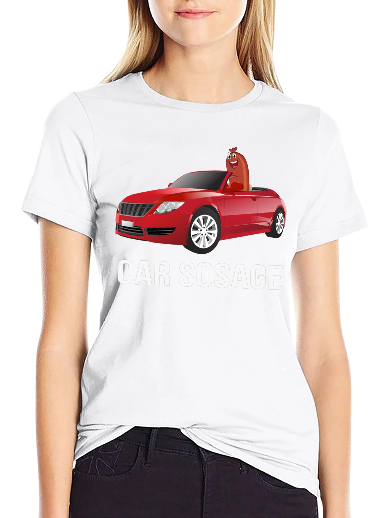 Car Sausage T-Shirt - Funny Graphic Tee