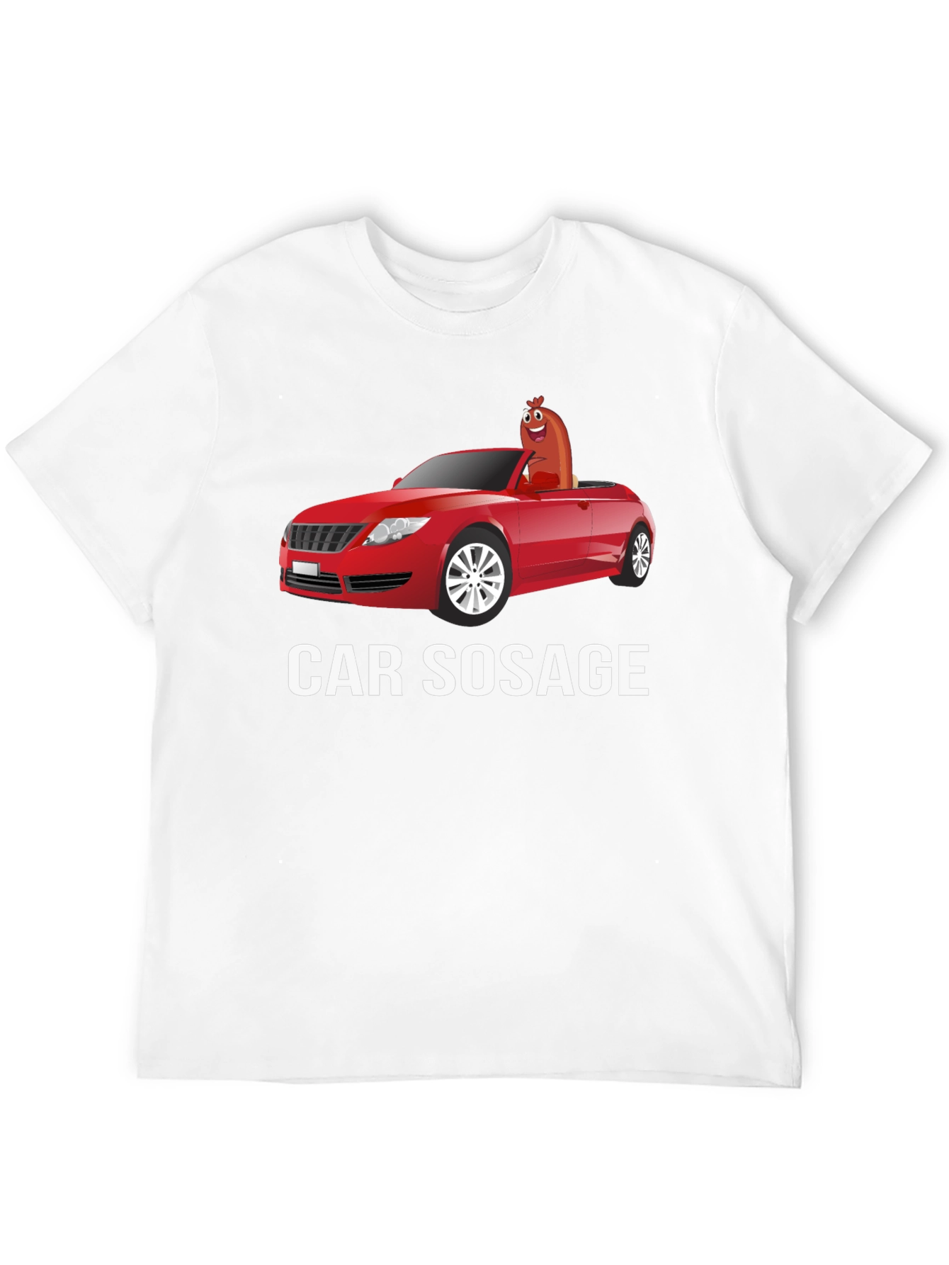 Car Sausage T-Shirt - Funny Graphic Tee