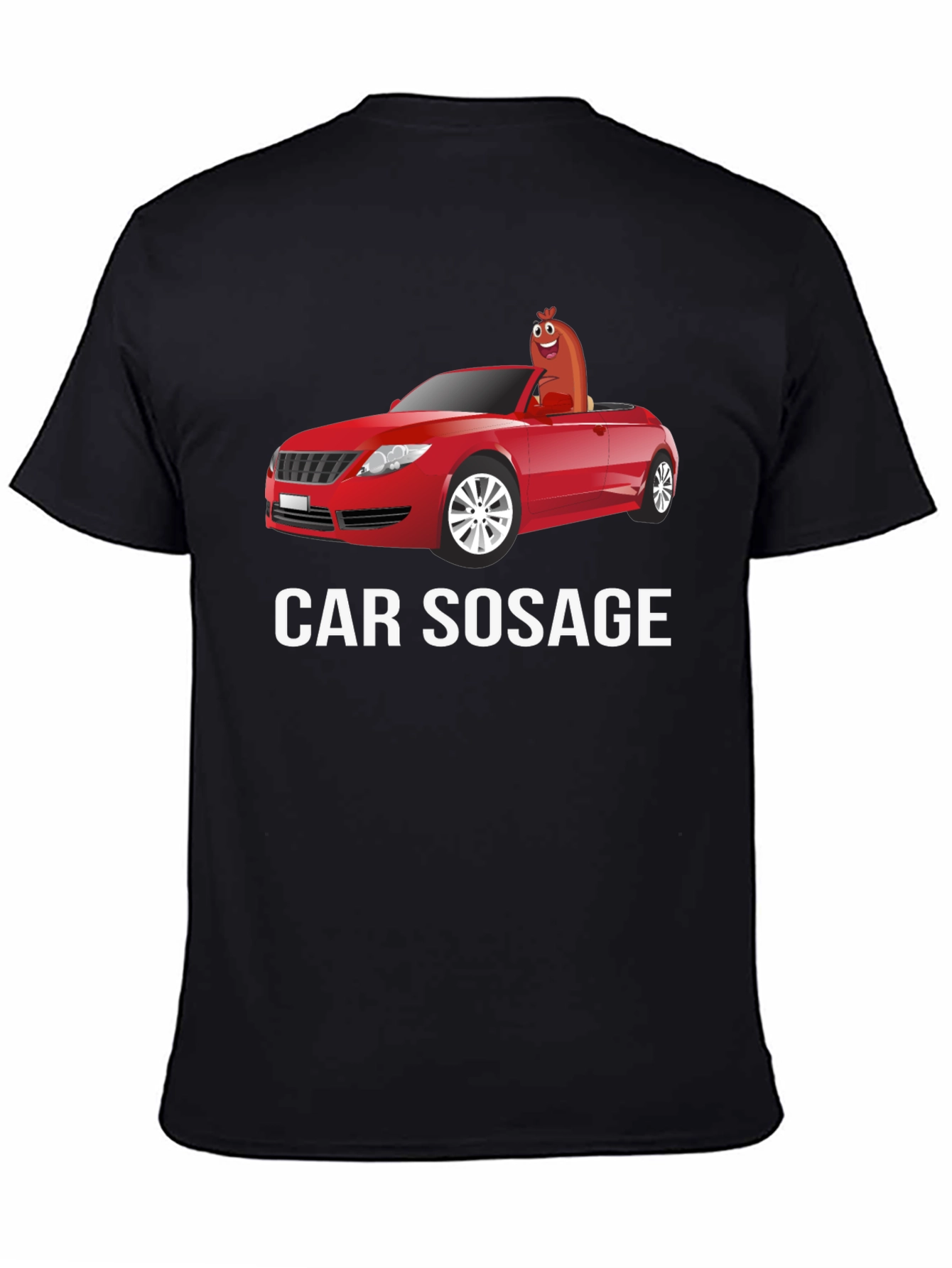 Car Sausage T-Shirt - Funny Graphic Tee