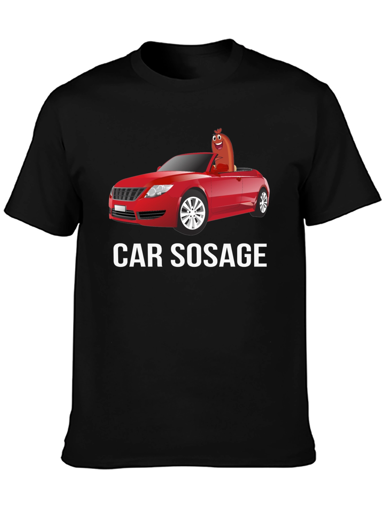 Car Sausage T-Shirt - Funny Graphic Tee
