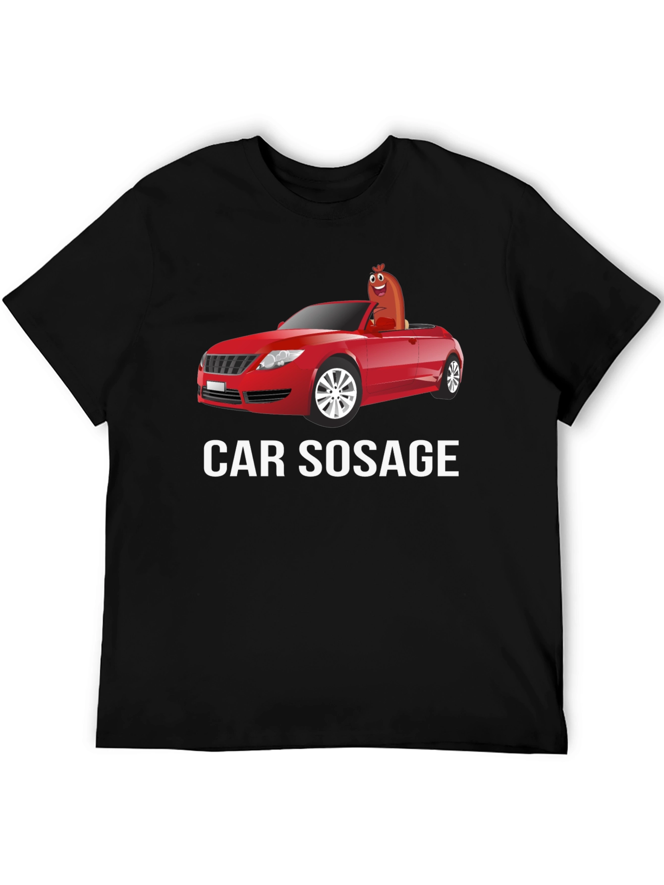 Car Sausage T-Shirt - Funny Graphic Tee