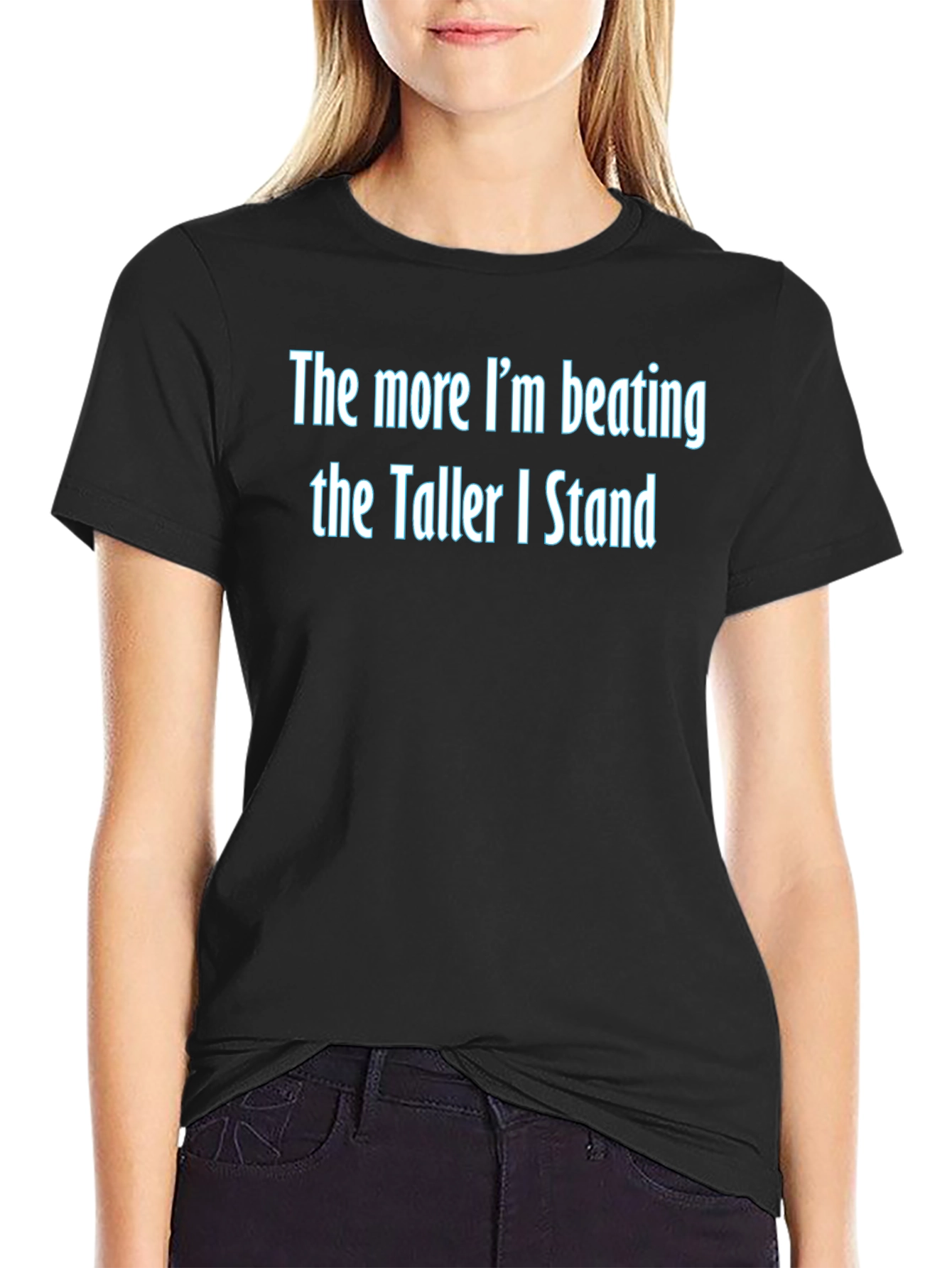 The More Im Beating Funny Graphic Tee
