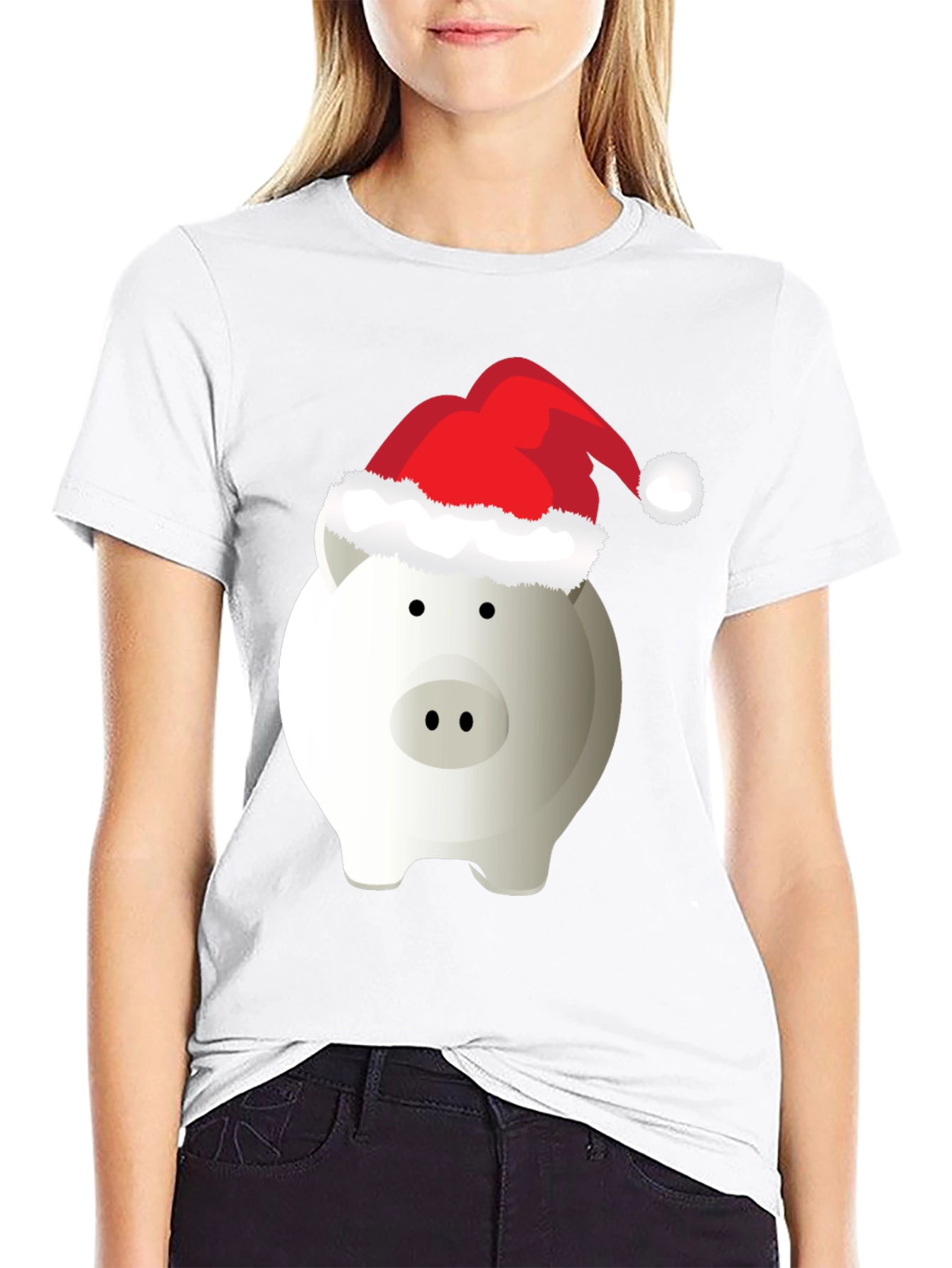 Holiday Piggy Bank T-Shirt - Christmas Savings Tee