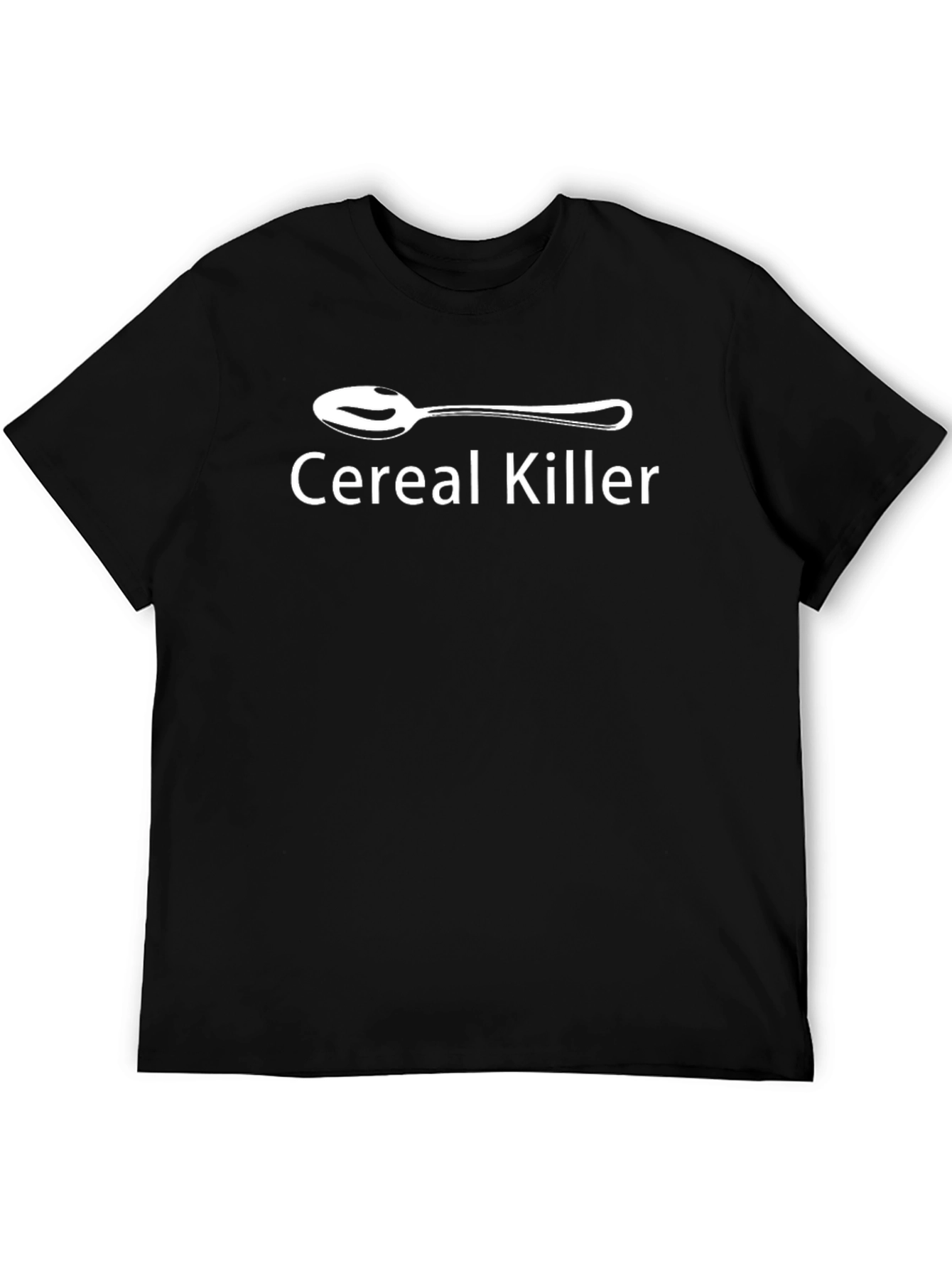 Cereal Killer T-Shirt - Funny Spoon Graphic Tee