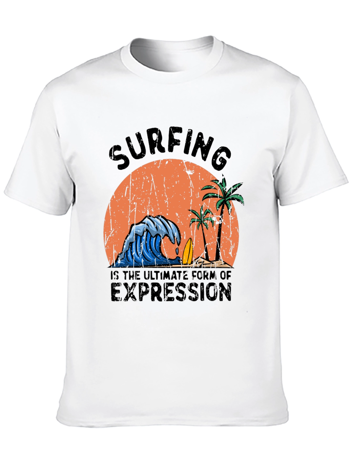 Surfing Expression Graphic Tee