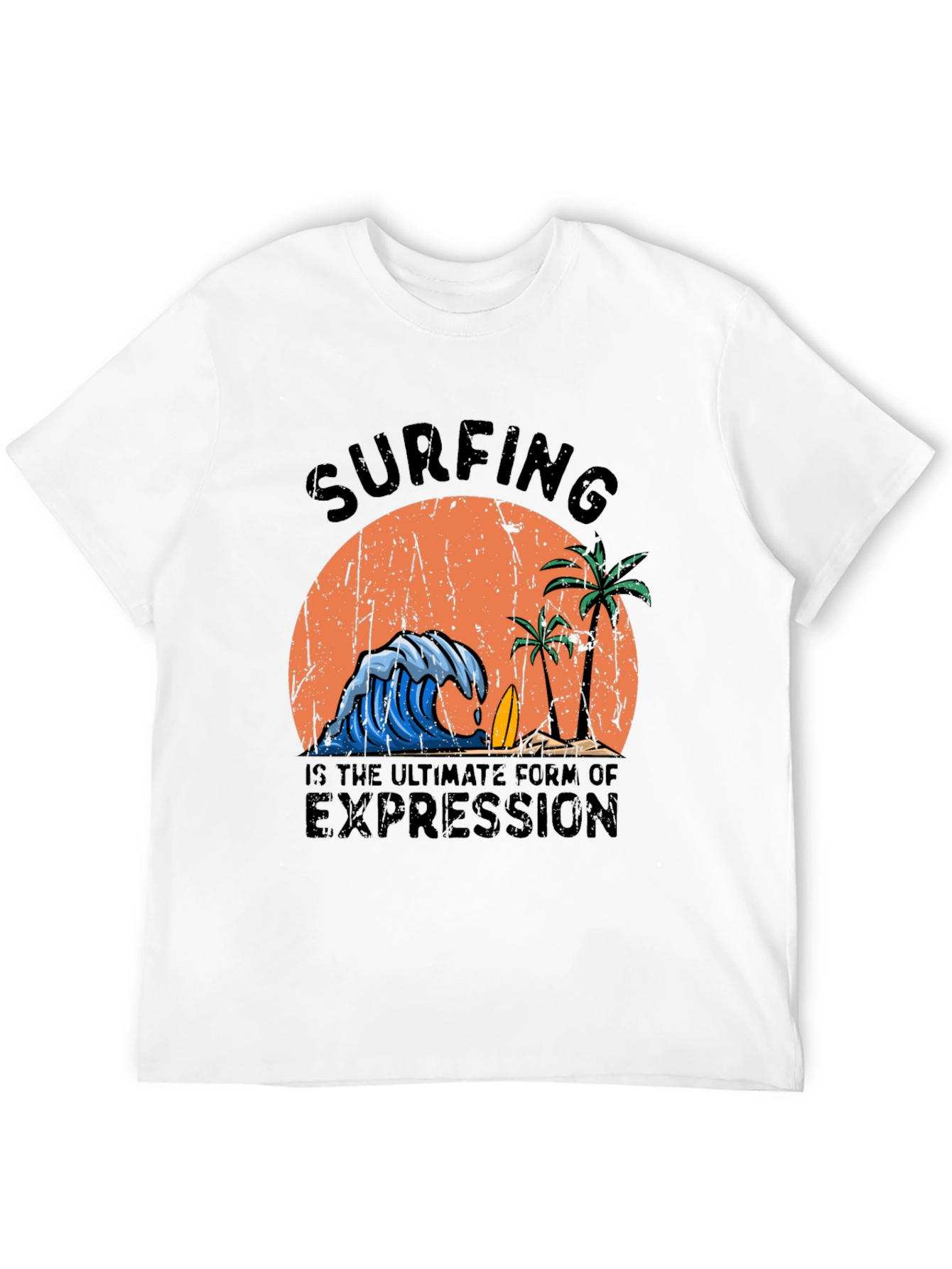 Surfing Expression Graphic Tee