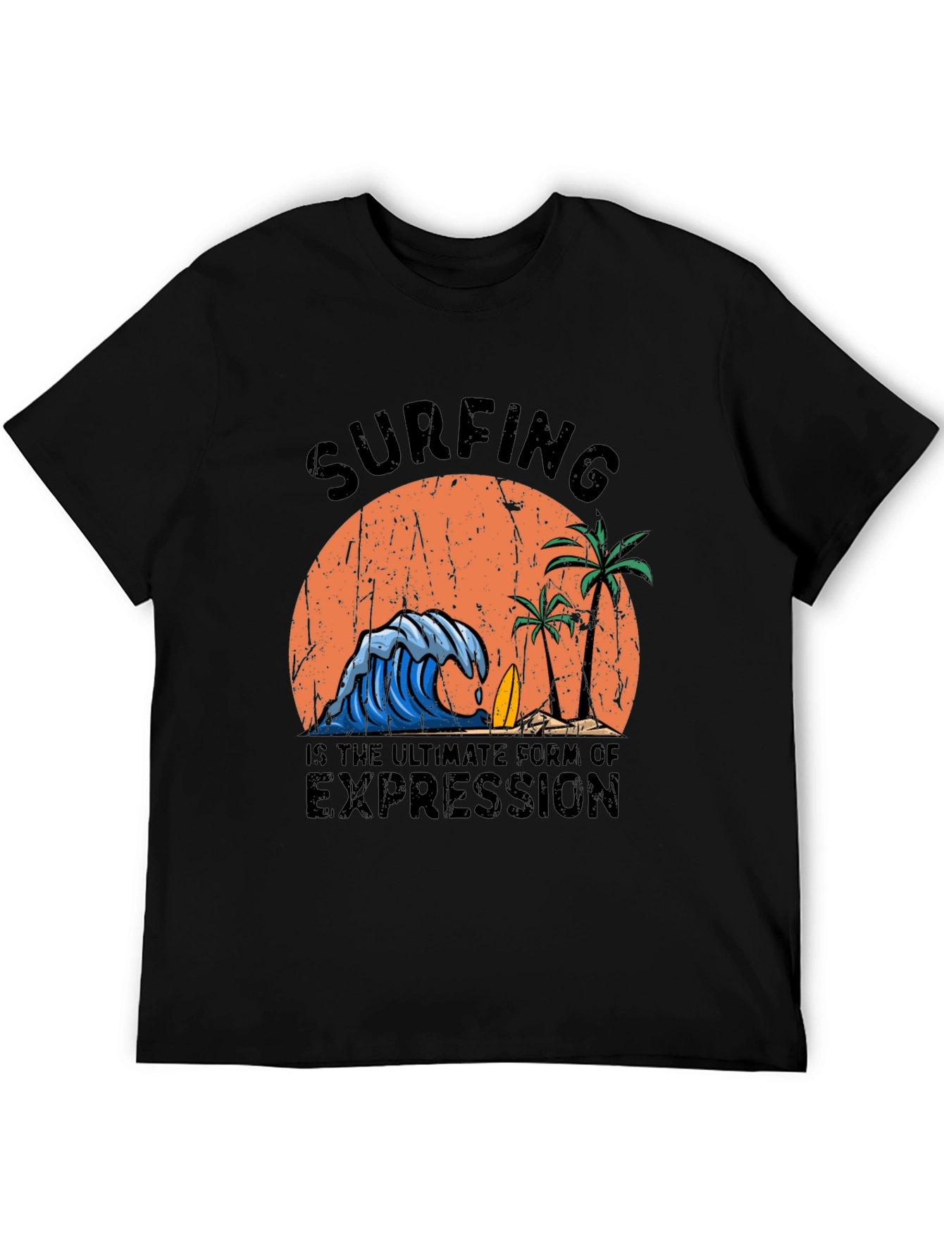 Surfing Expression Graphic Tee