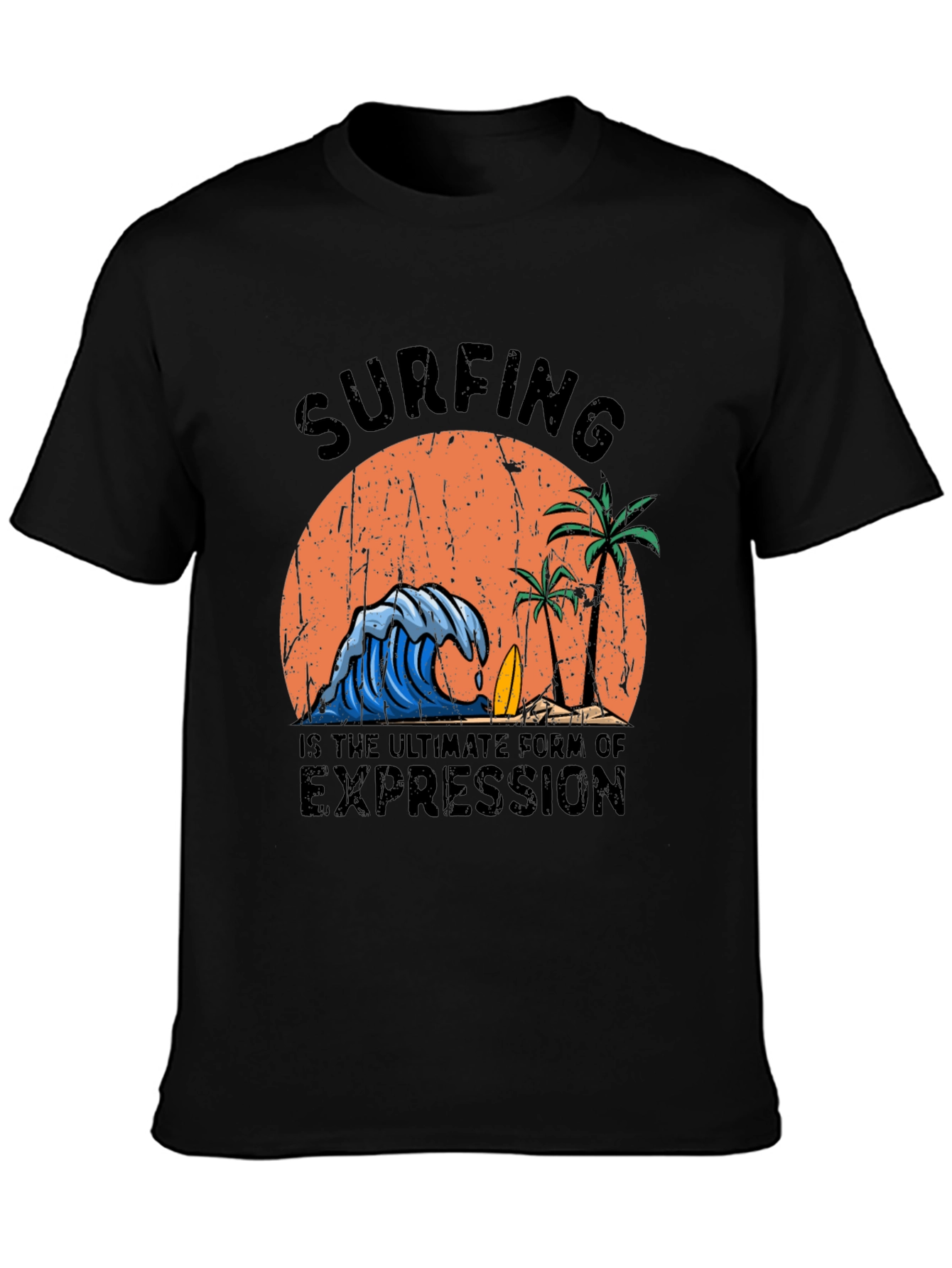 Surfing Expression Graphic Tee