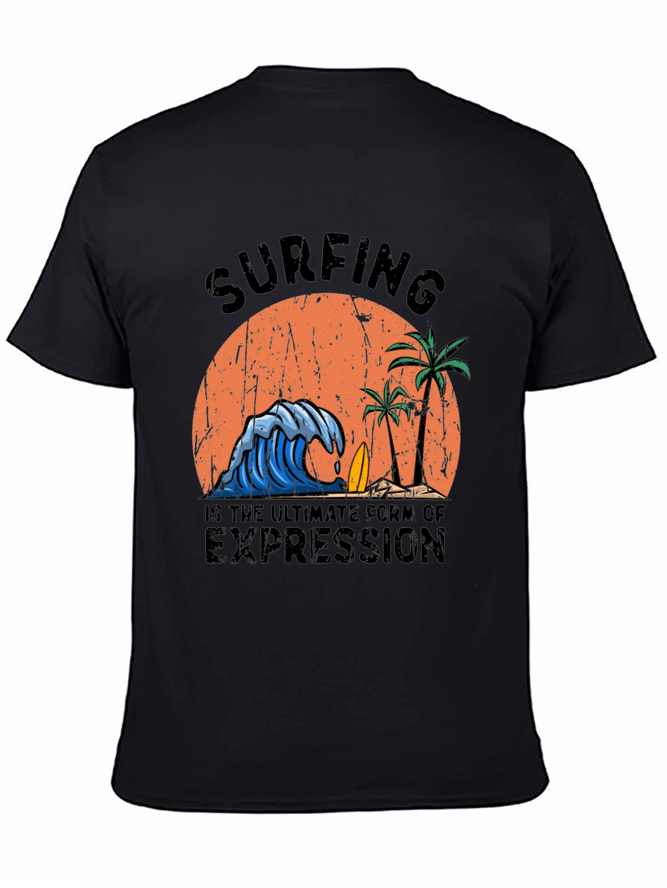 Surfing Expression Graphic Tee
