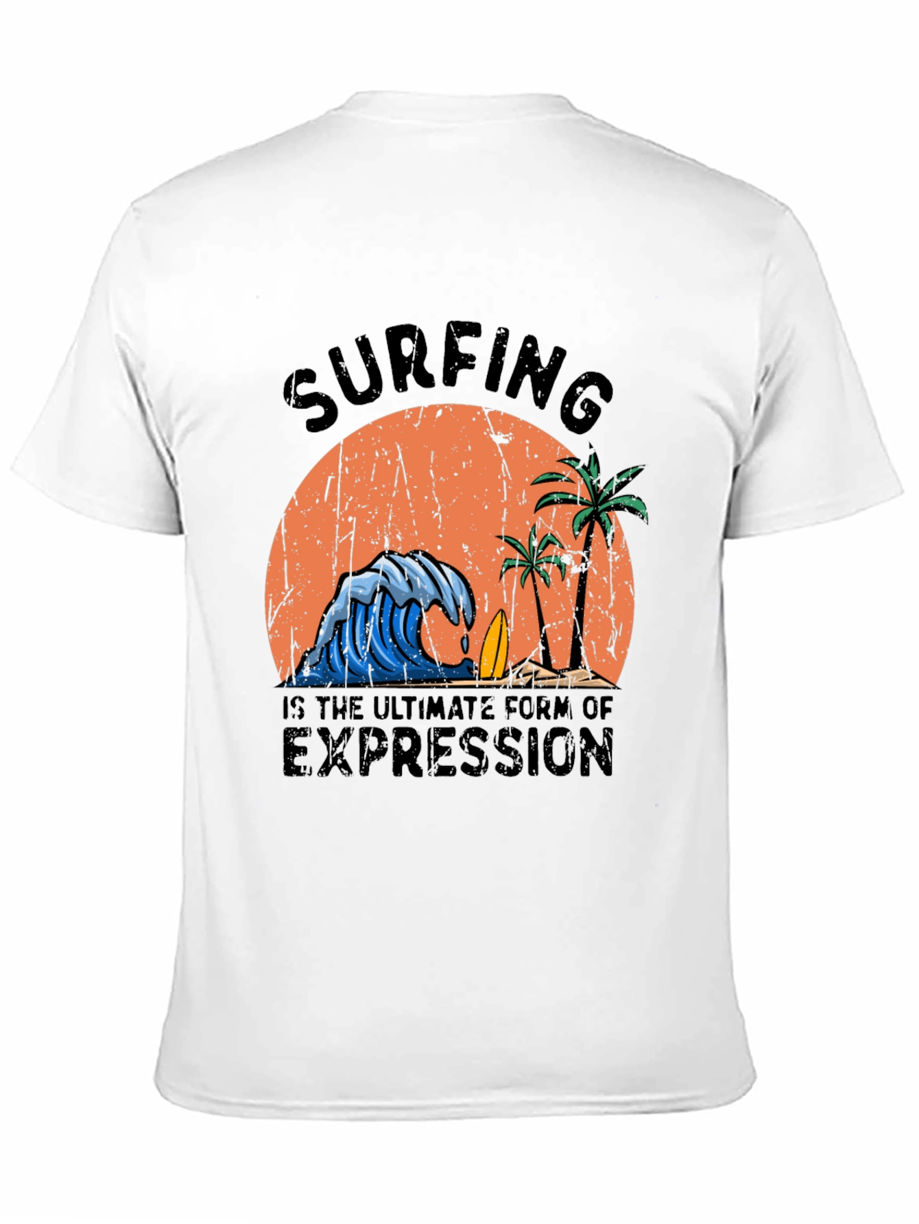 Surfing Expression Graphic Tee