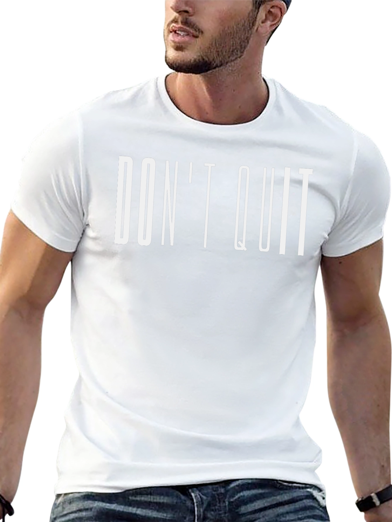 Dont Quit Motivation T-Shirt - Black