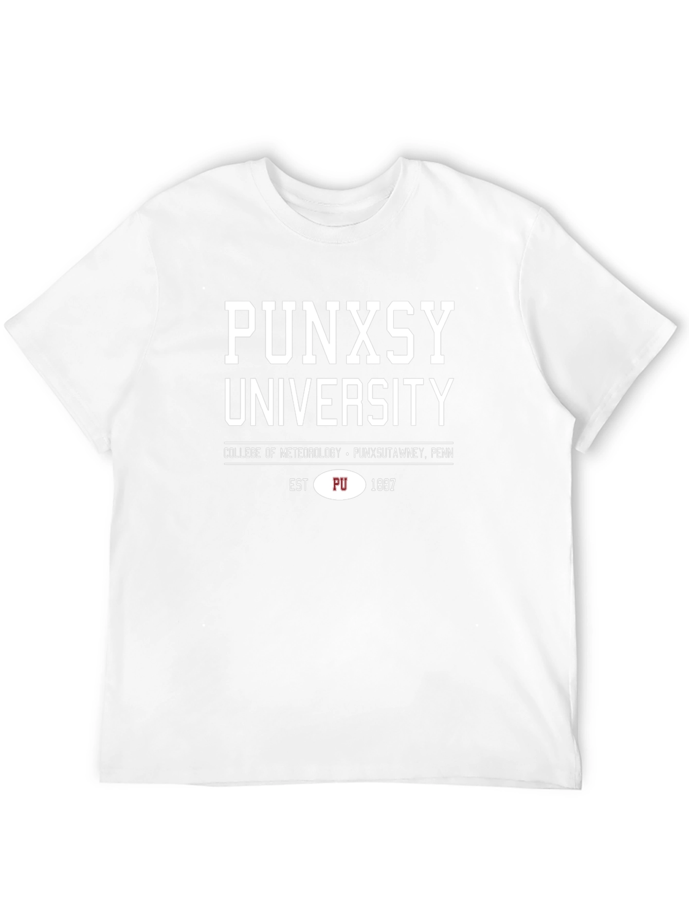 Punxsy University Black T-Shirt
