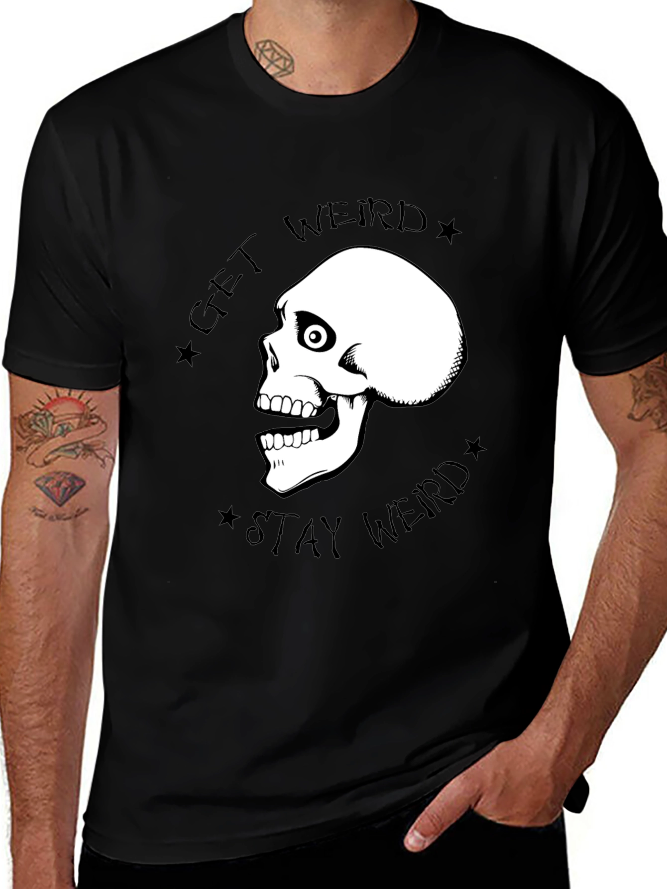 Get Weird Stay Weird Graphic T-Shirt