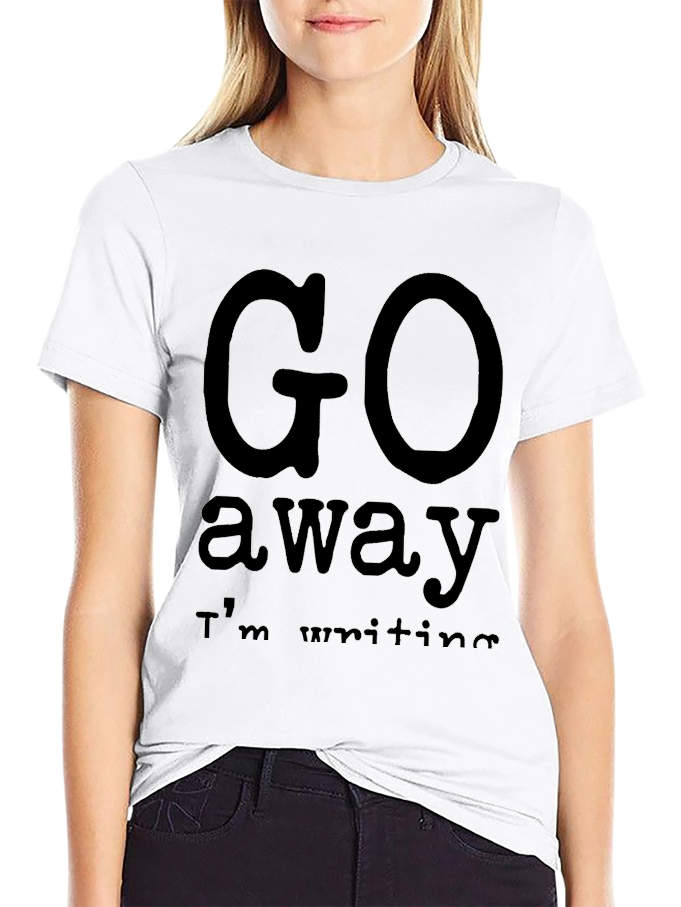Go Away Im Writing T-Shirt
