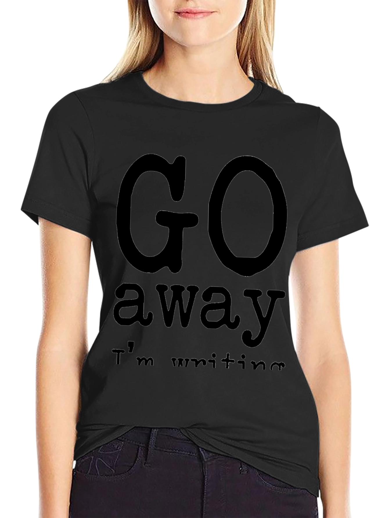 Go Away Im Writing T-Shirt