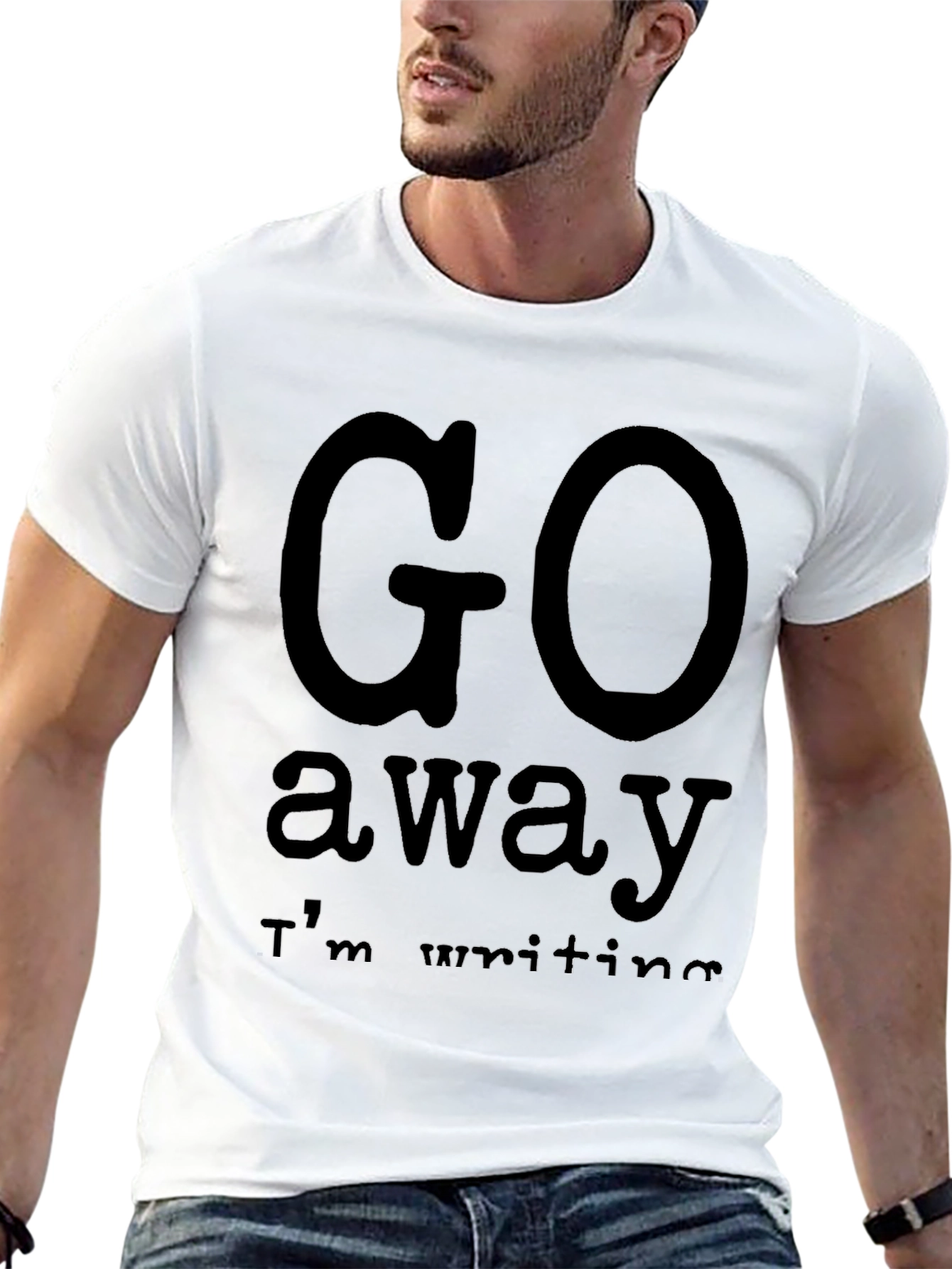 Go Away Im Writing T-Shirt