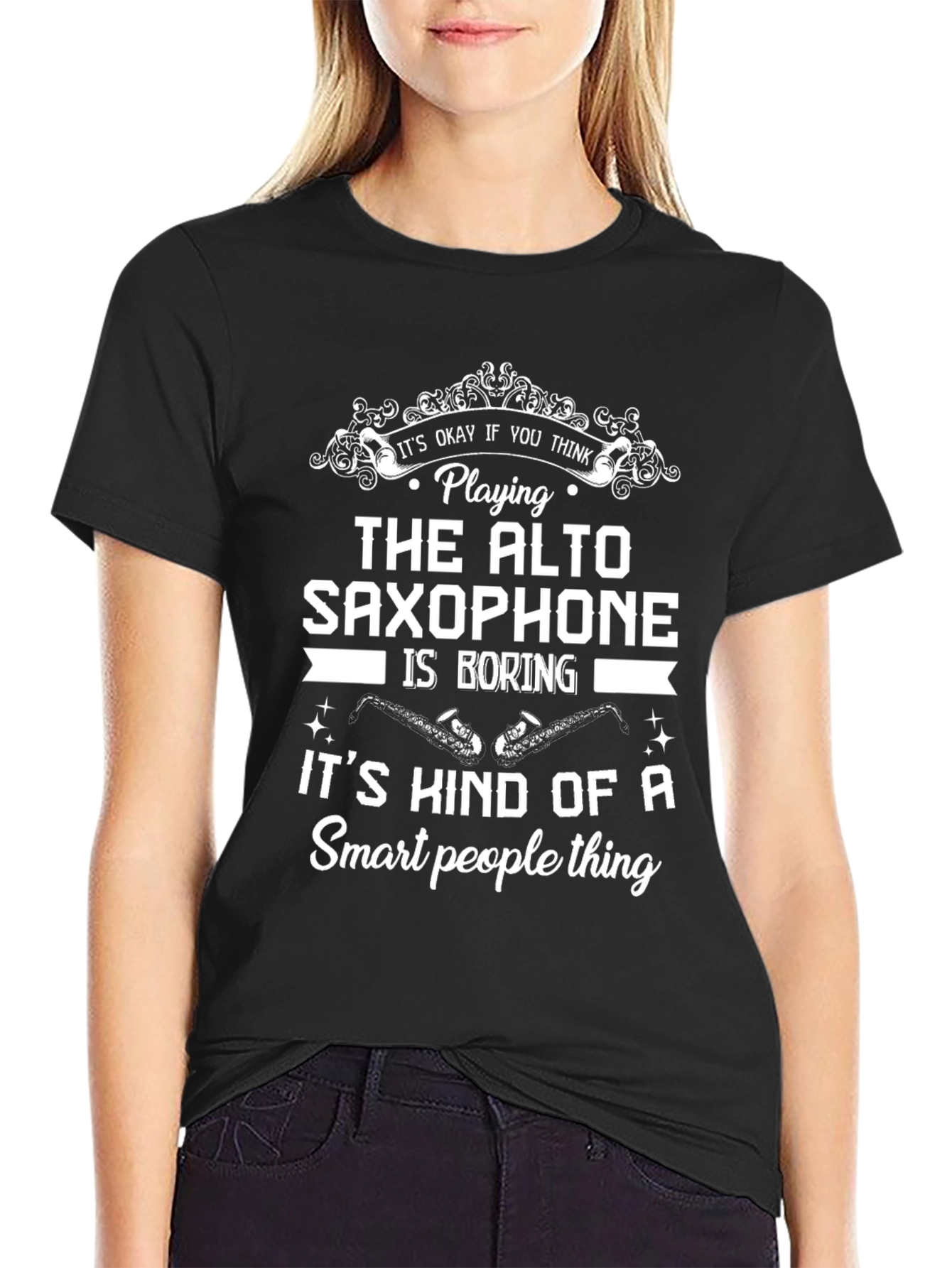 Alto Saxophone Smart People T-Shirt