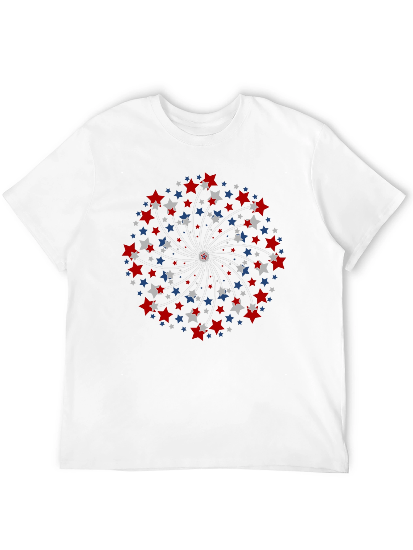 Patriotic Starburst Tee - Red White and Blue