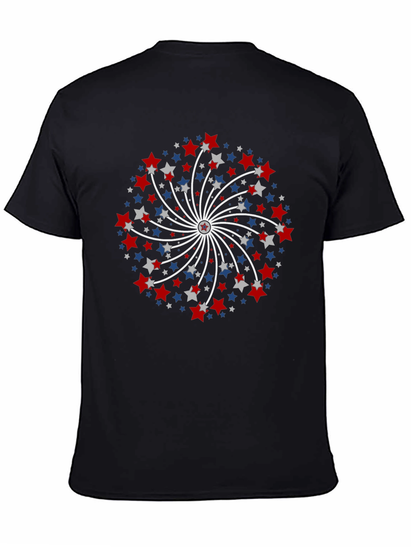 Patriotic Starburst Tee - Red White and Blue