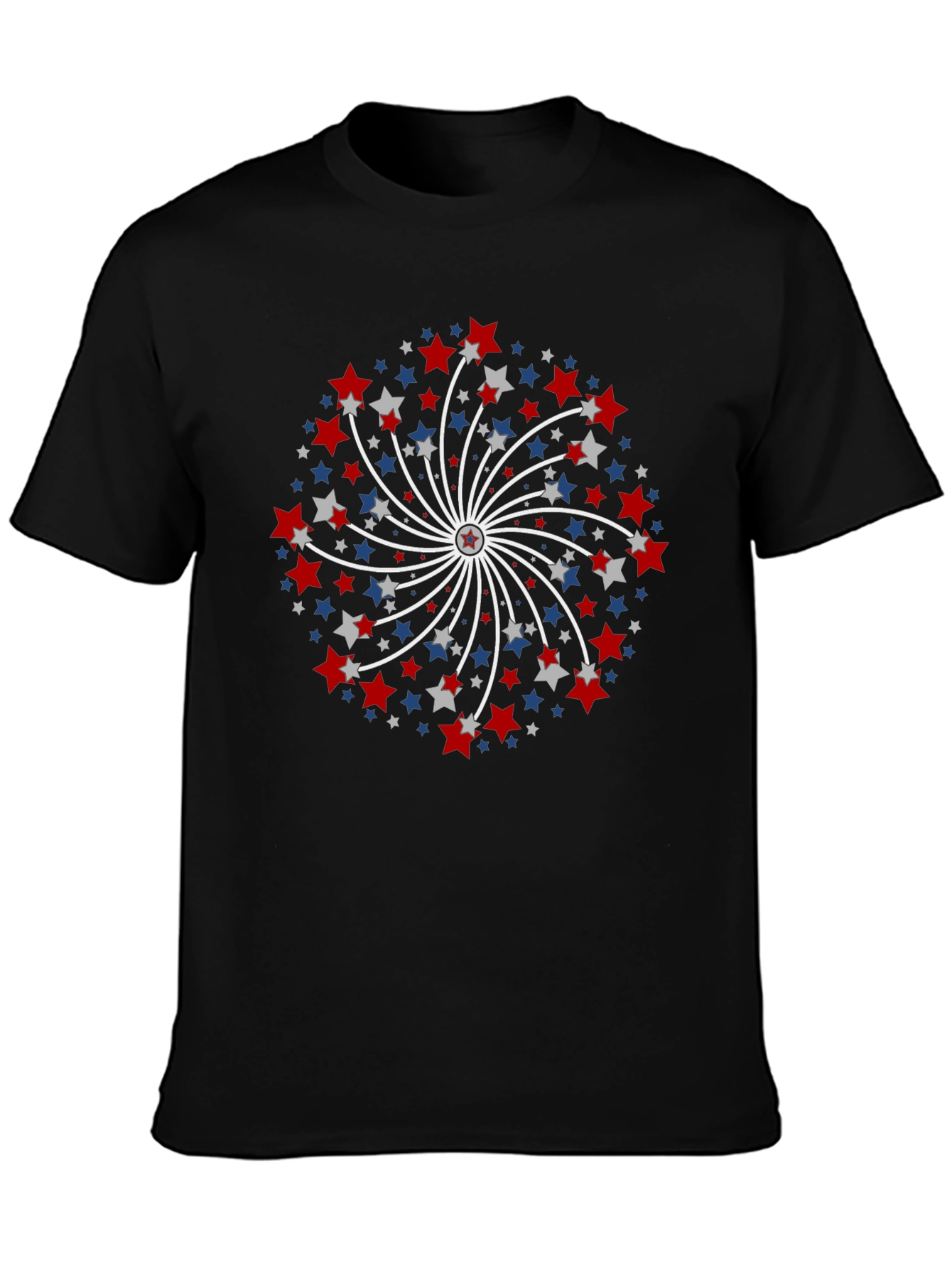 Patriotic Starburst Tee - Red White and Blue