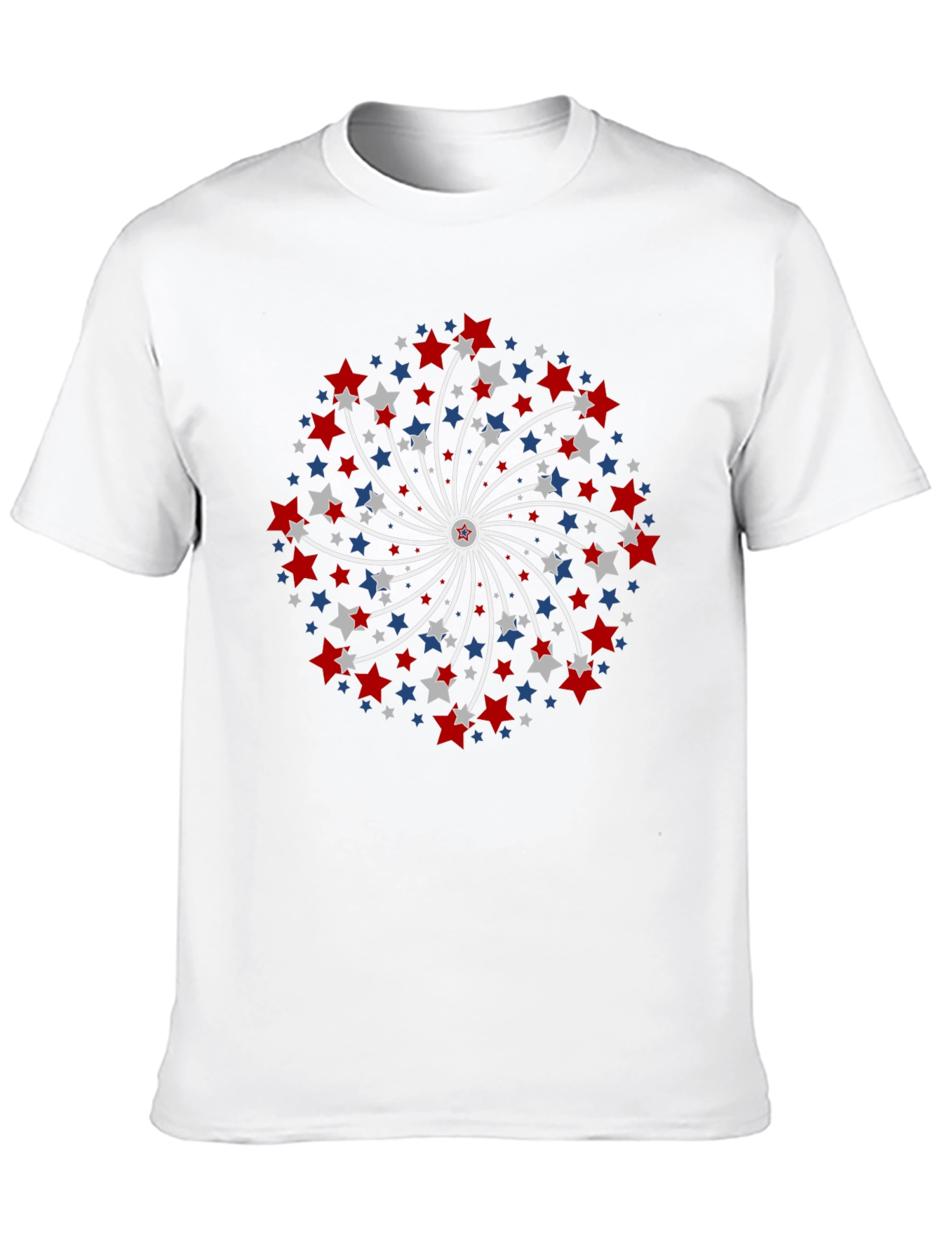 Patriotic Starburst Tee - Red White and Blue