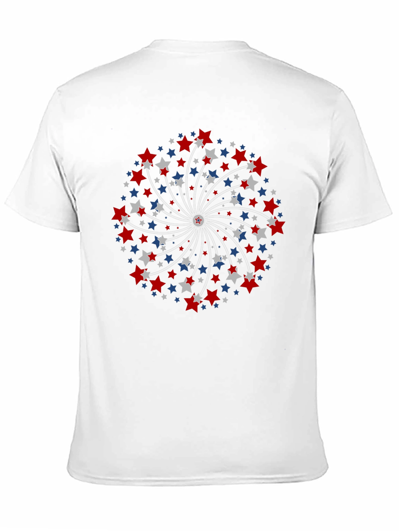 Patriotic Starburst Tee - Red White and Blue