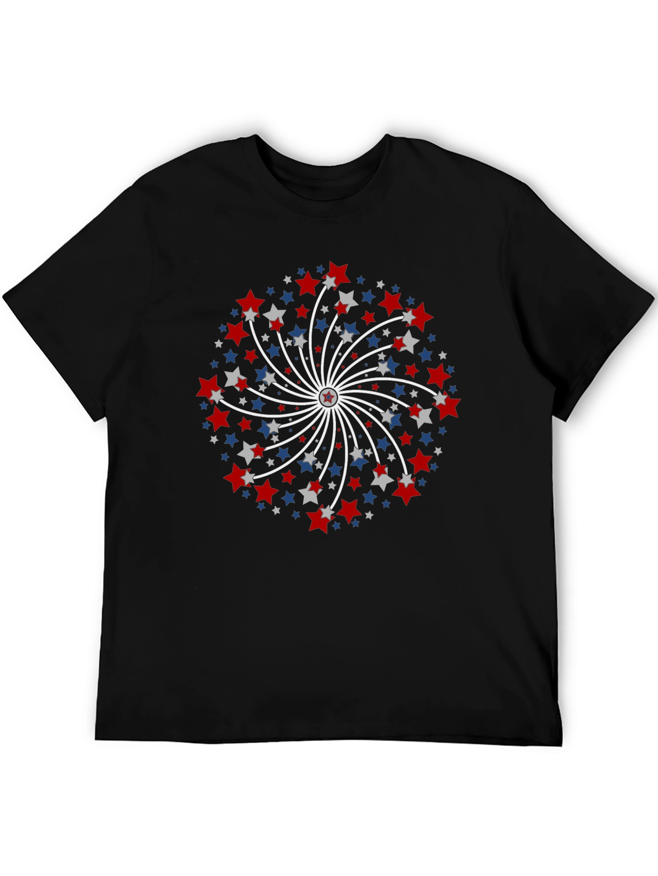 Patriotic Starburst Tee - Red White and Blue