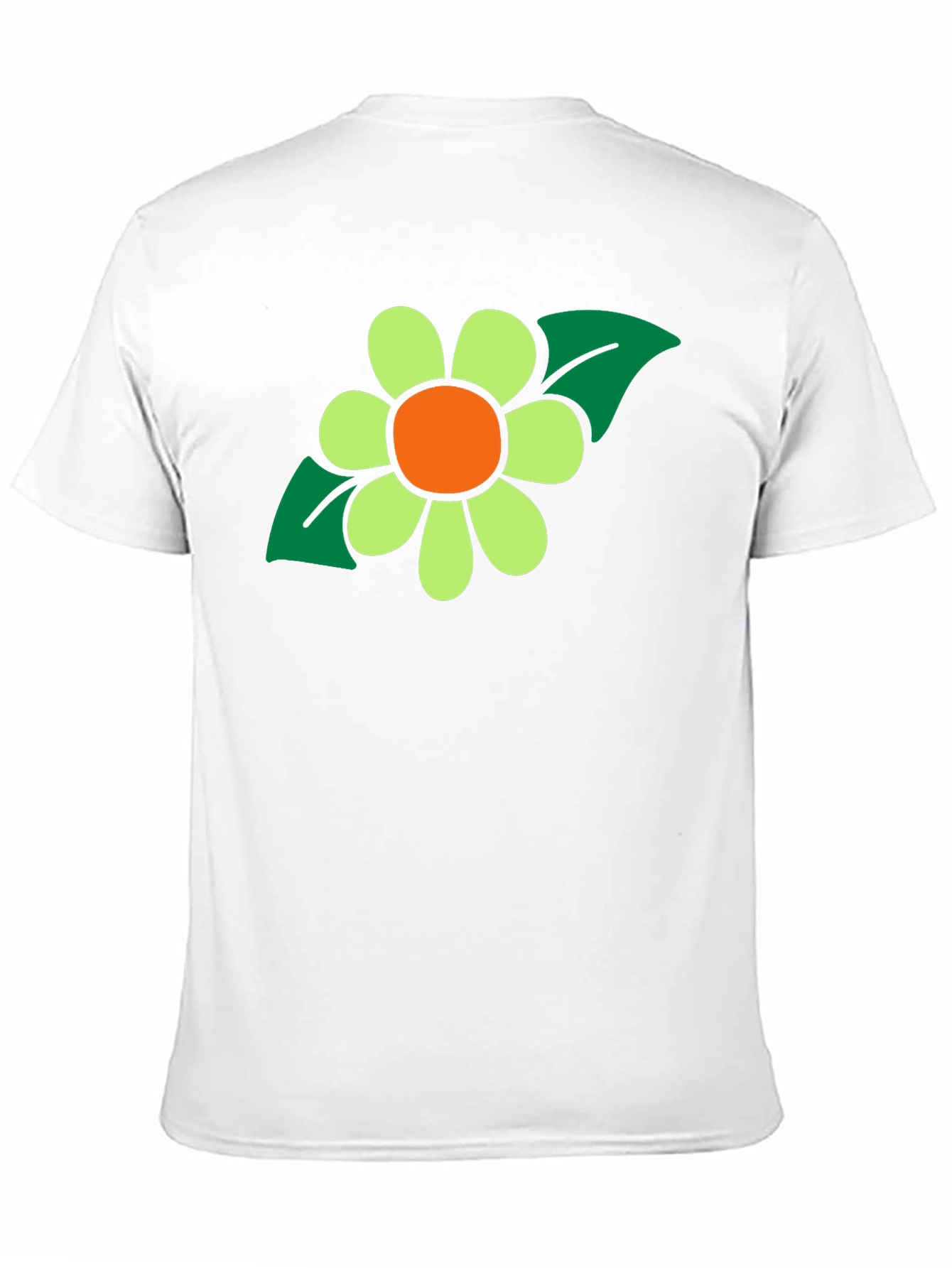 Retro Flower Graphic T-Shirt - Black