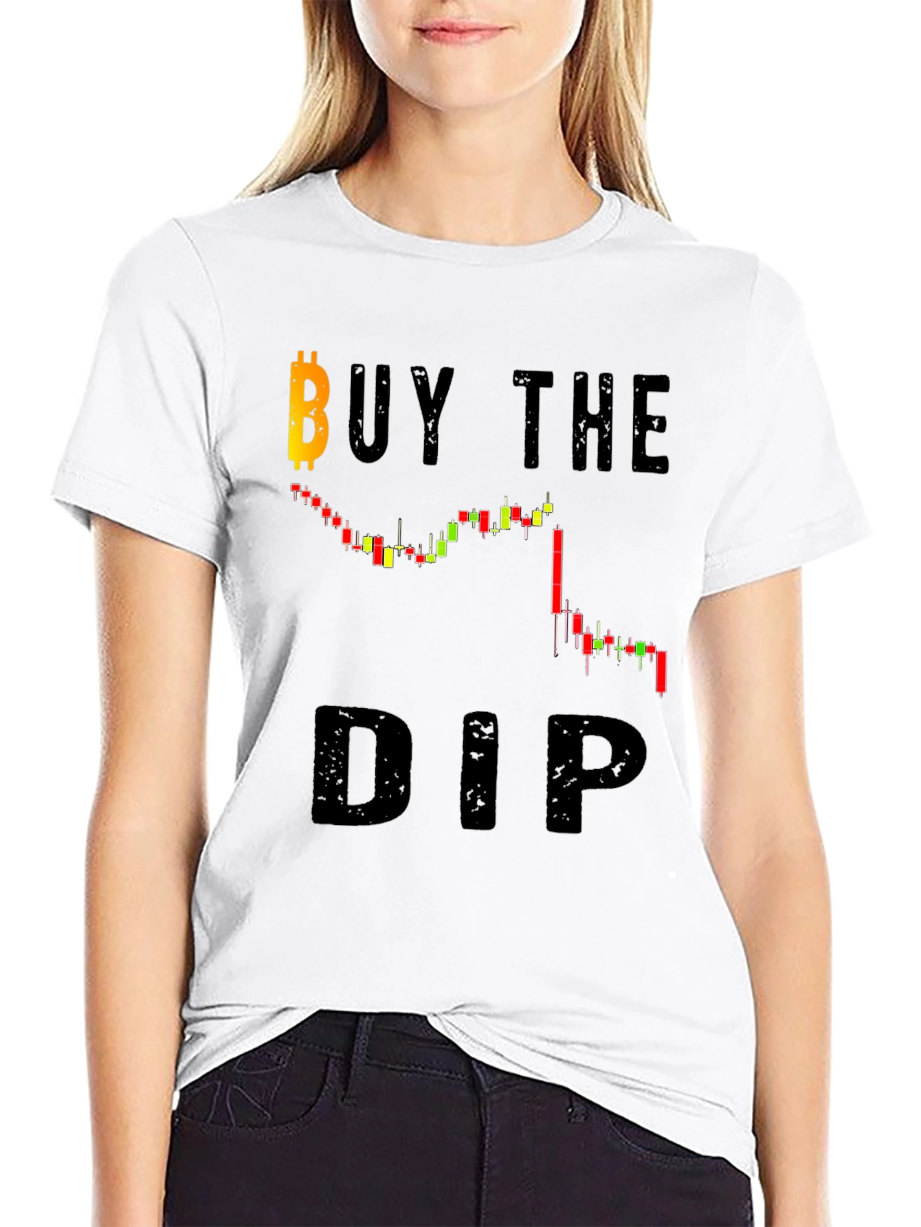 Buy the Dip Bitcoin Crypto Graphic T-Shirt