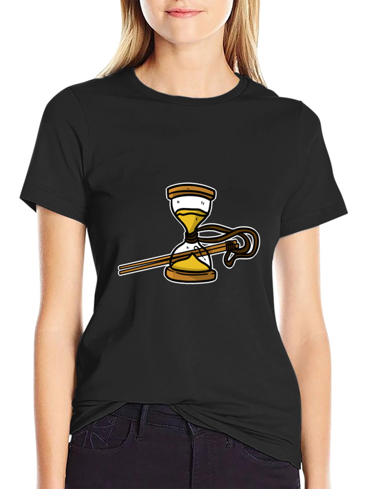 Hourglass Graphic Tee - Time Waits for No One!