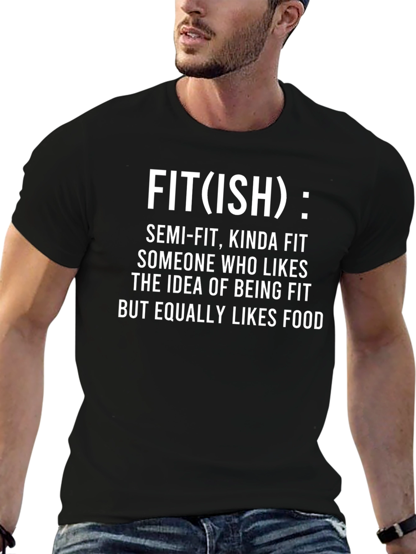 Fit(ish) Graphic T-Shirt - Semi-Fit Food Lover Tee
