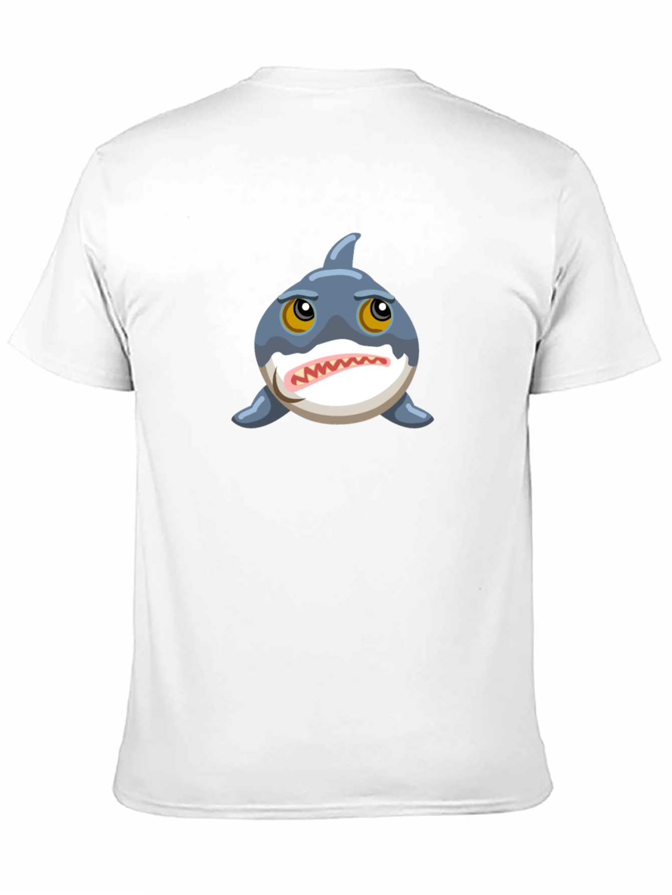 Cartoon Shark Graphic Tee - Unisex