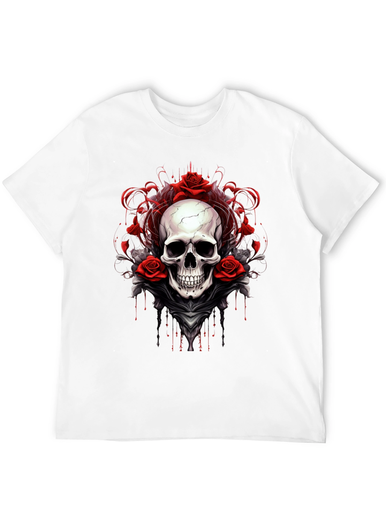 Skull & Roses Graphic Tee