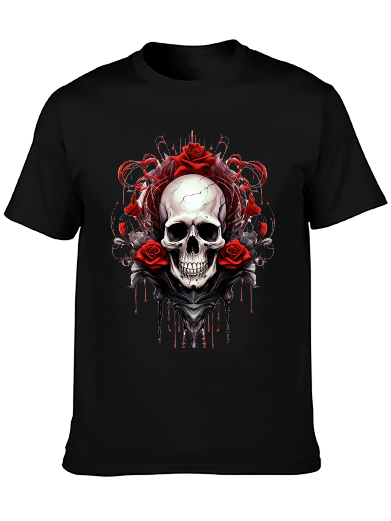 Skull & Roses Graphic Tee