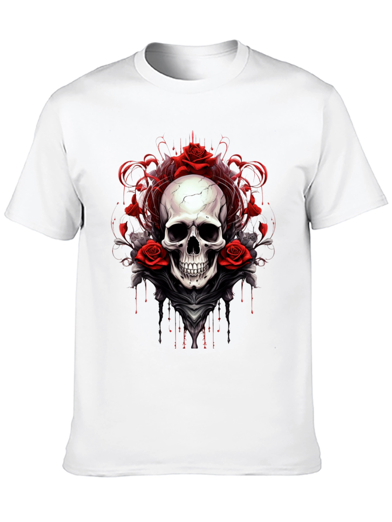Skull & Roses Graphic Tee
