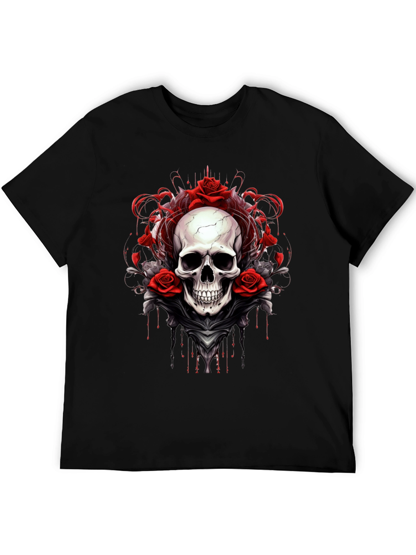Skull & Roses Graphic Tee