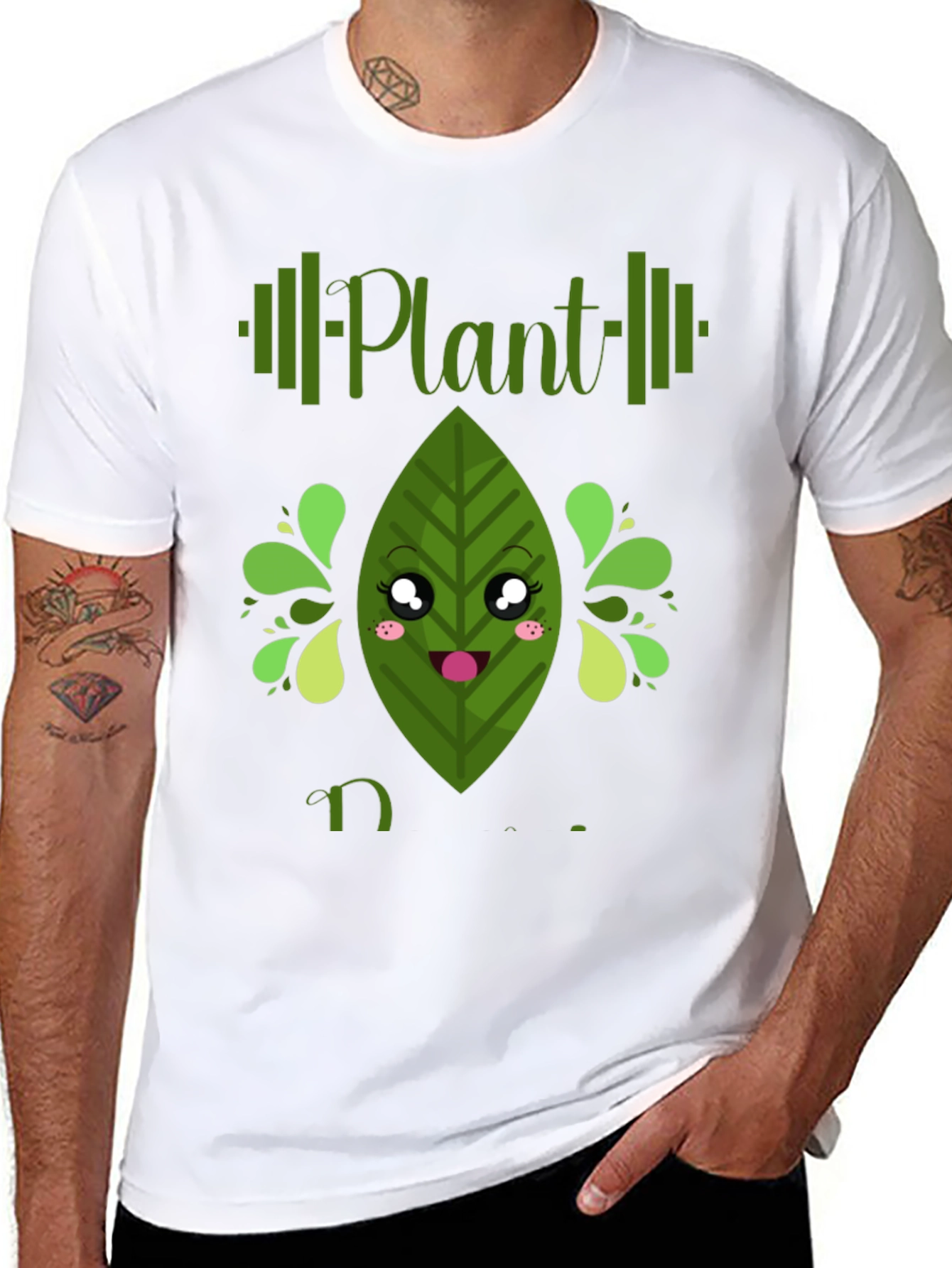 Plant Based Power T-Shirt - Vegan Fitness Apparel