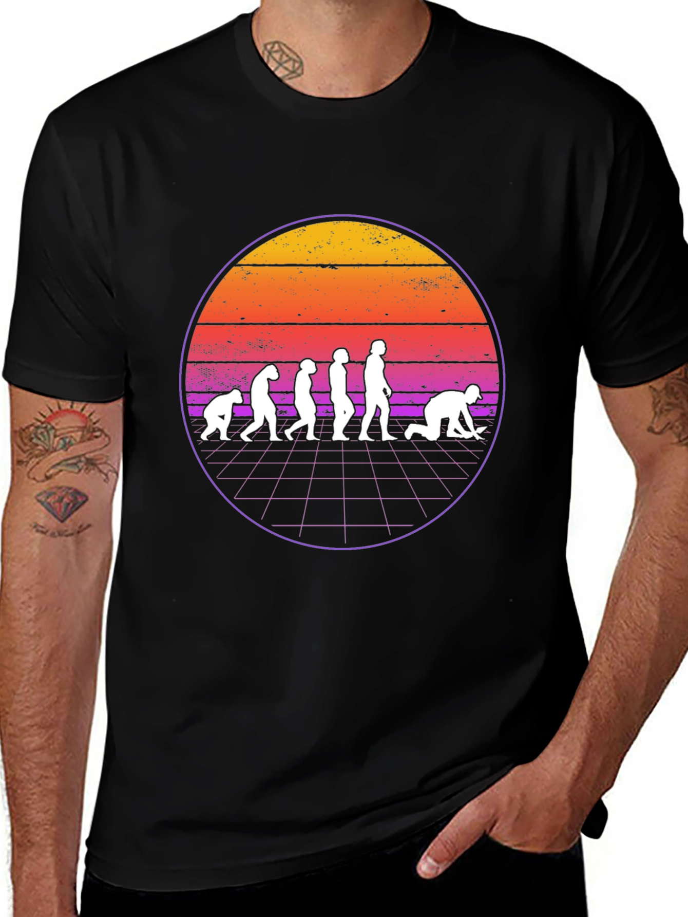 Retro Evolution T-Shirt -  Gaming Evolution